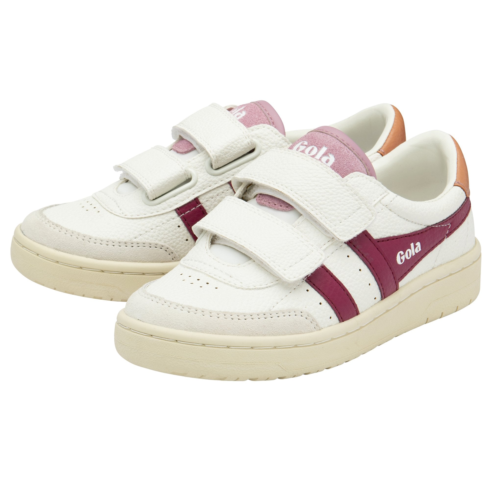 gola-falcon-strap-sneaker-f-r-kinder-wei-kirschrot-terrakotta image 3