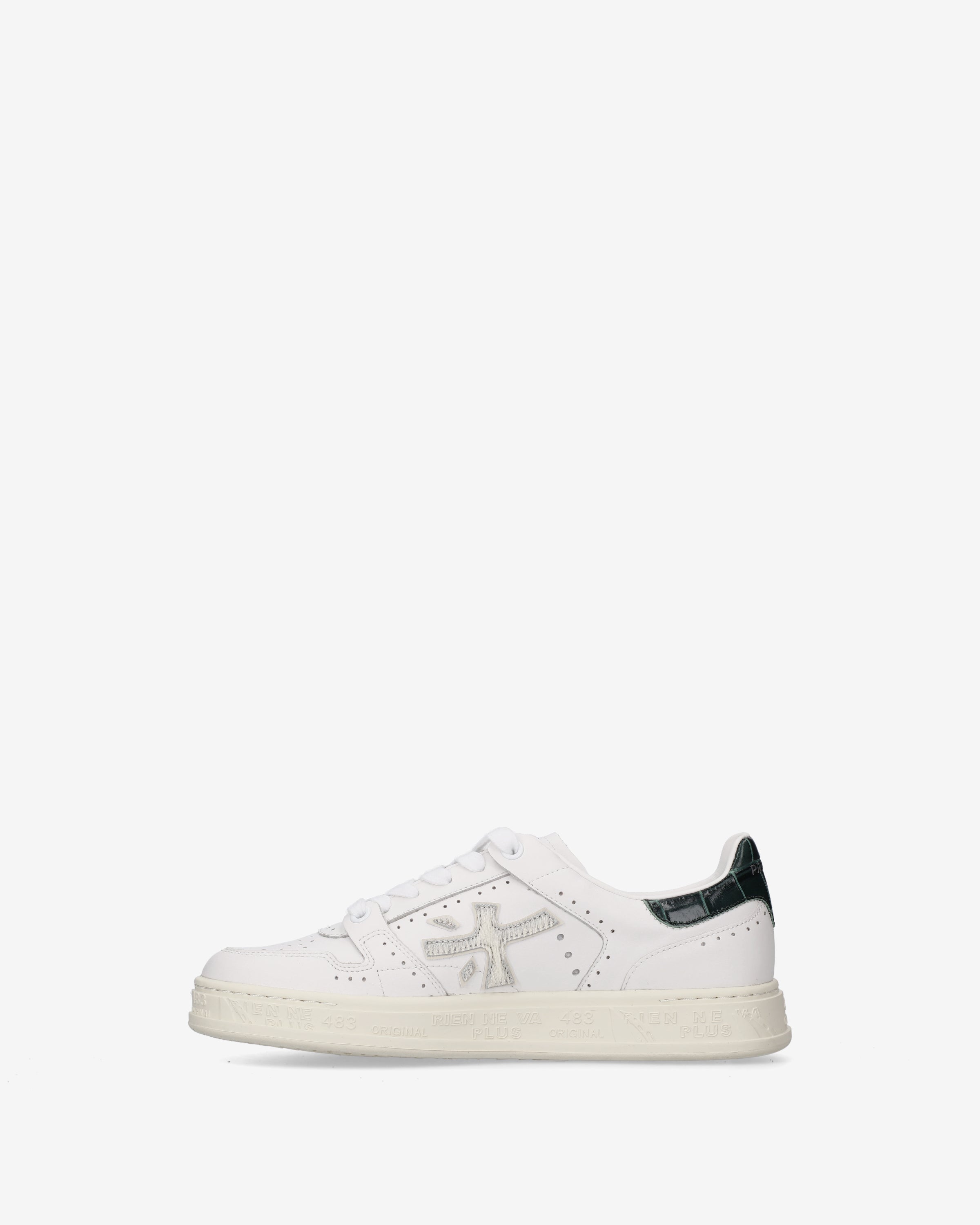 premiata-quinnd-8641-damen-leder-sneaker-creme-gr-n image 3
