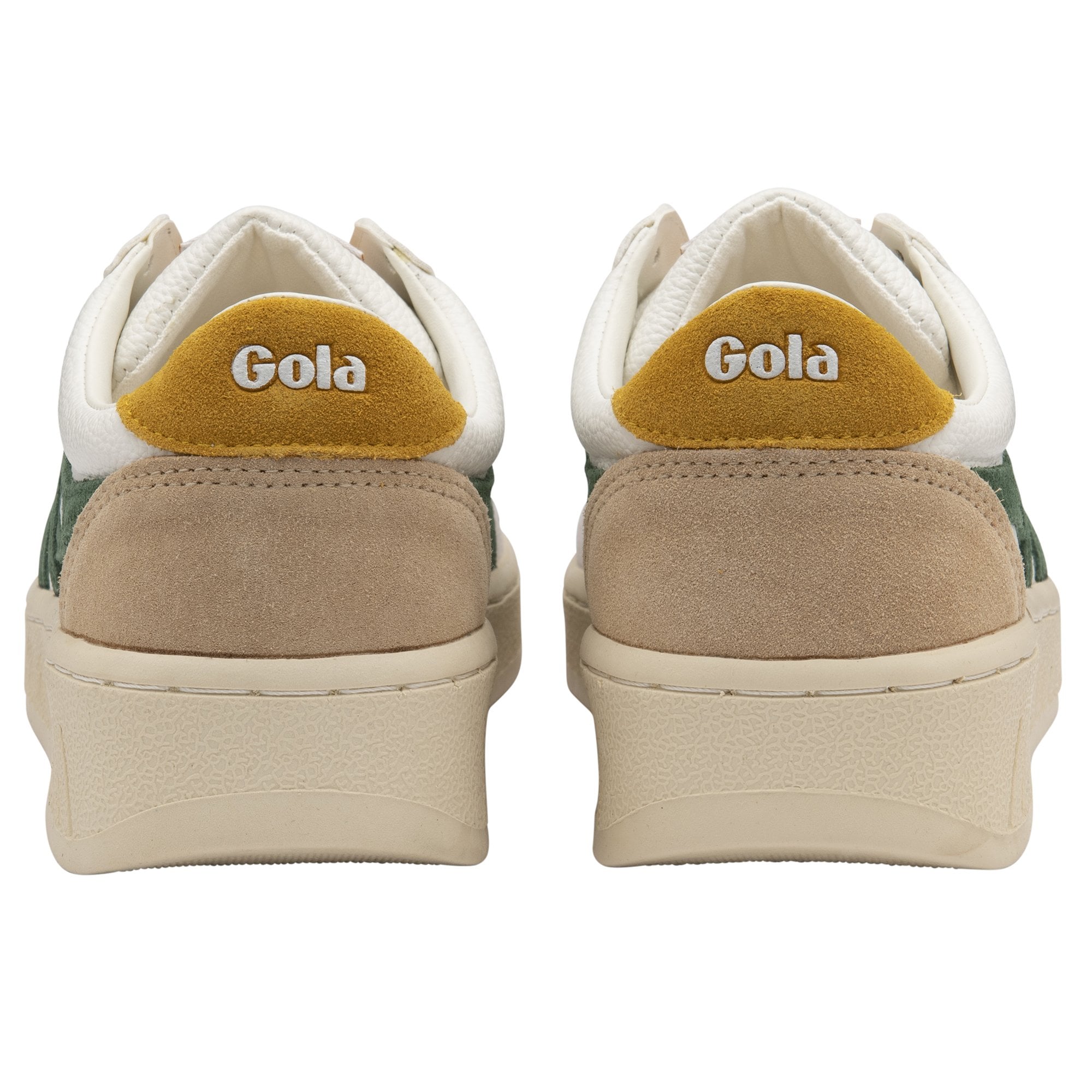 gola-grandslam-trident-damen-court-sneaker-wei-tannengr-n-sonnengelb image 4