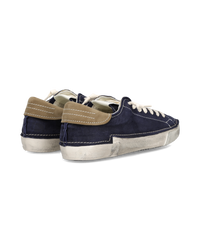 philippe-model-prsx-herren-sneaker-blau-beige image 2