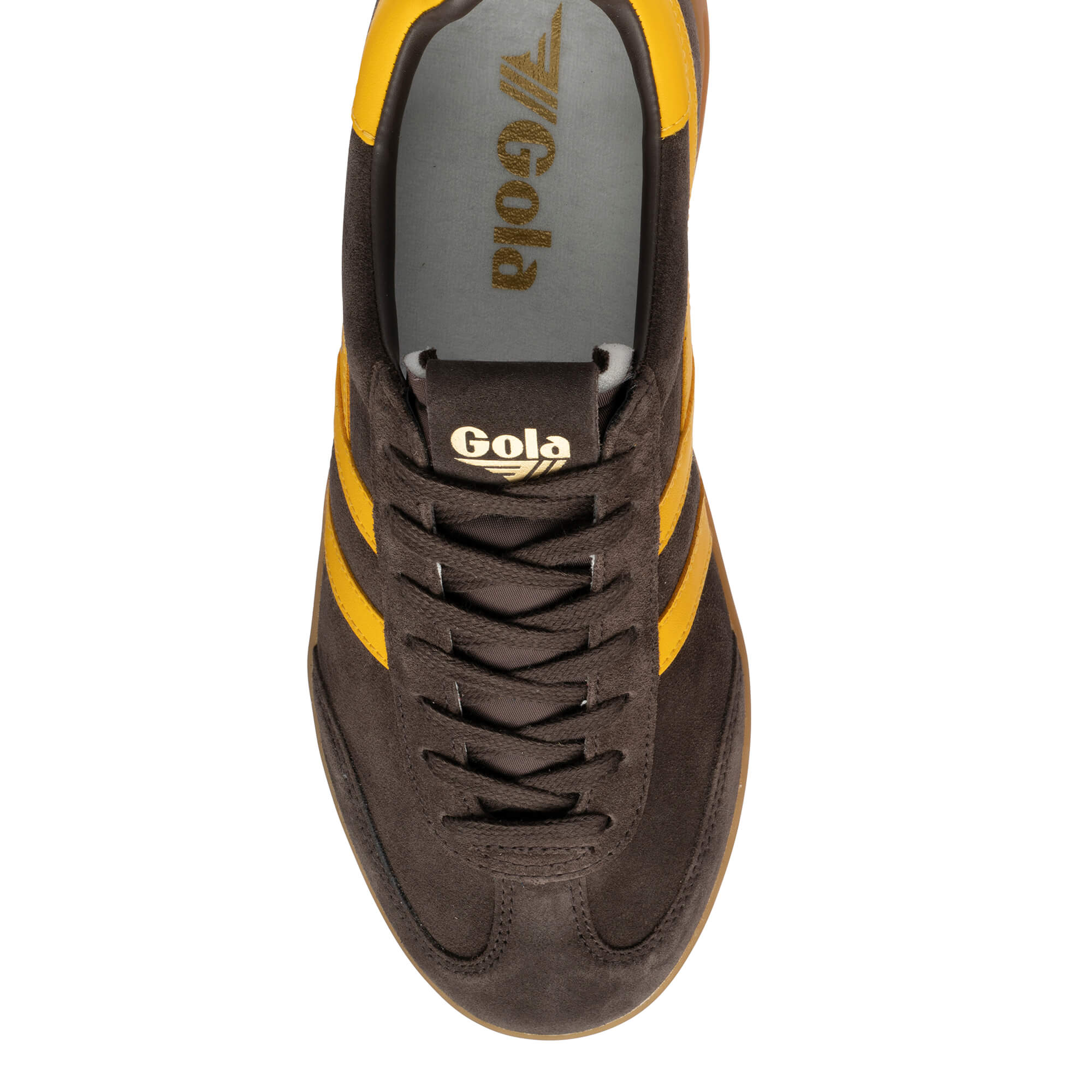 gola-cyclone-herren-sneaker-mokkabraun-sonnengelb-wildleder image 5