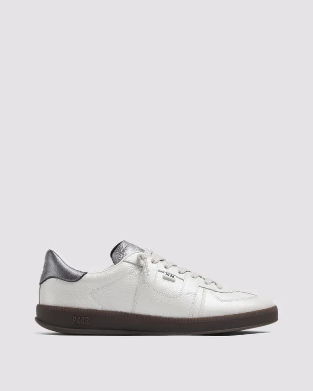 p448-monza-metallic-silver-damen-low-top-sneaker image 1