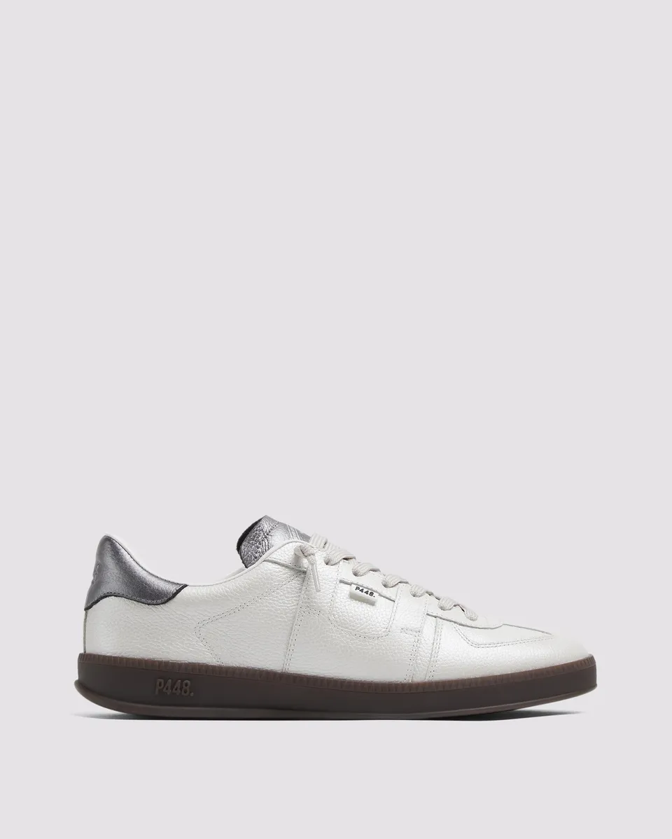 p448-monza-metallic-silver-damen-low-top-sneaker image 1
