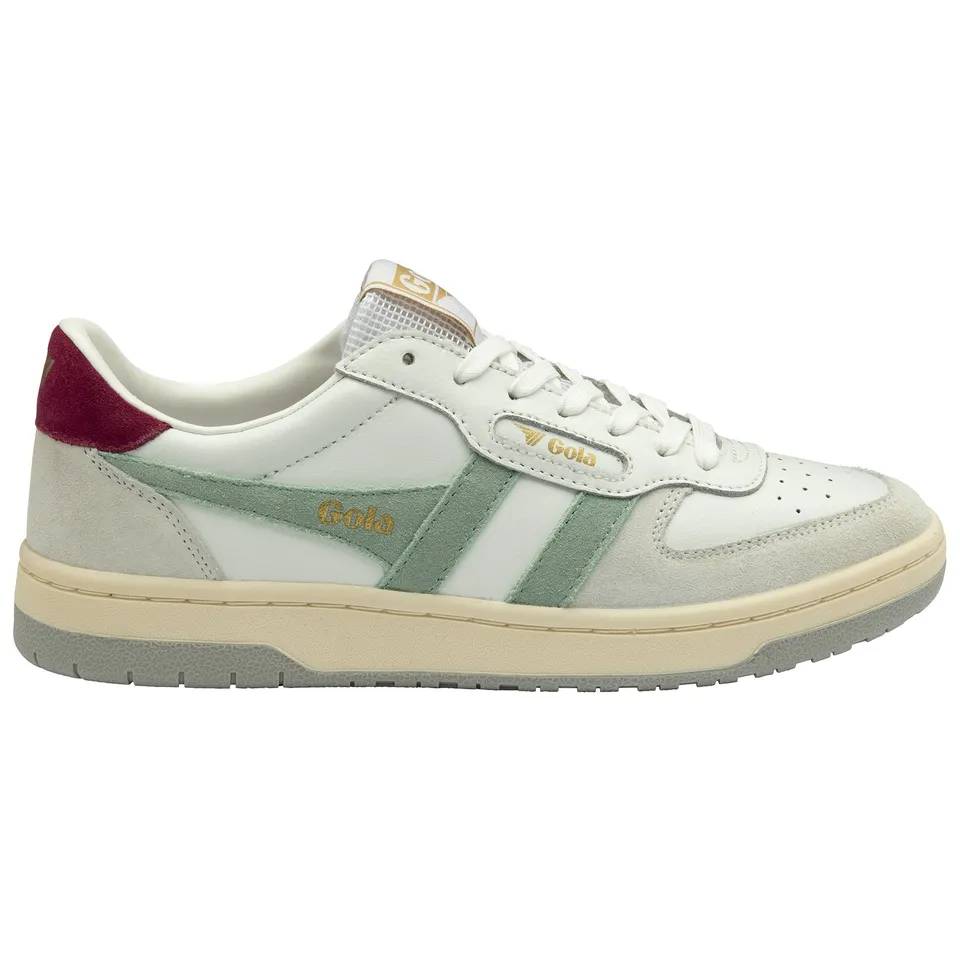 gola-hawk-damen-sneaker-wei-gr-n-kirschrot-hellgrau image 1