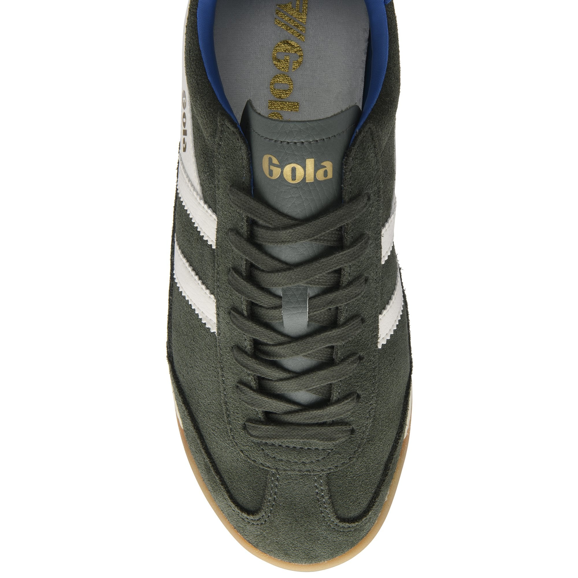 gola-tornado-88-herren-sneaker-dunkelkhaki-creme-marineblau image 5