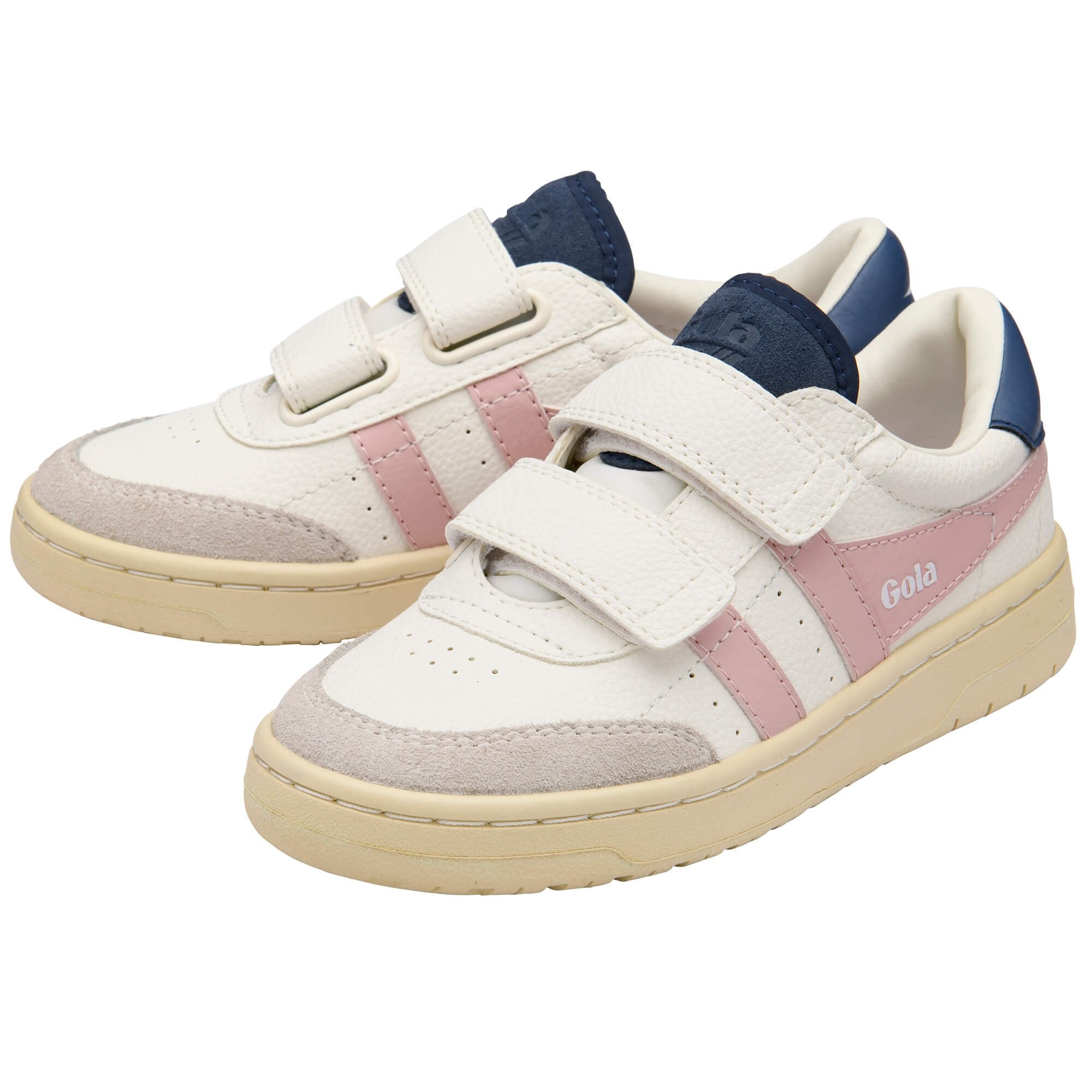 gola-falcon-strap-sneaker-f-r-kinder-wei-kreiderosa image 3