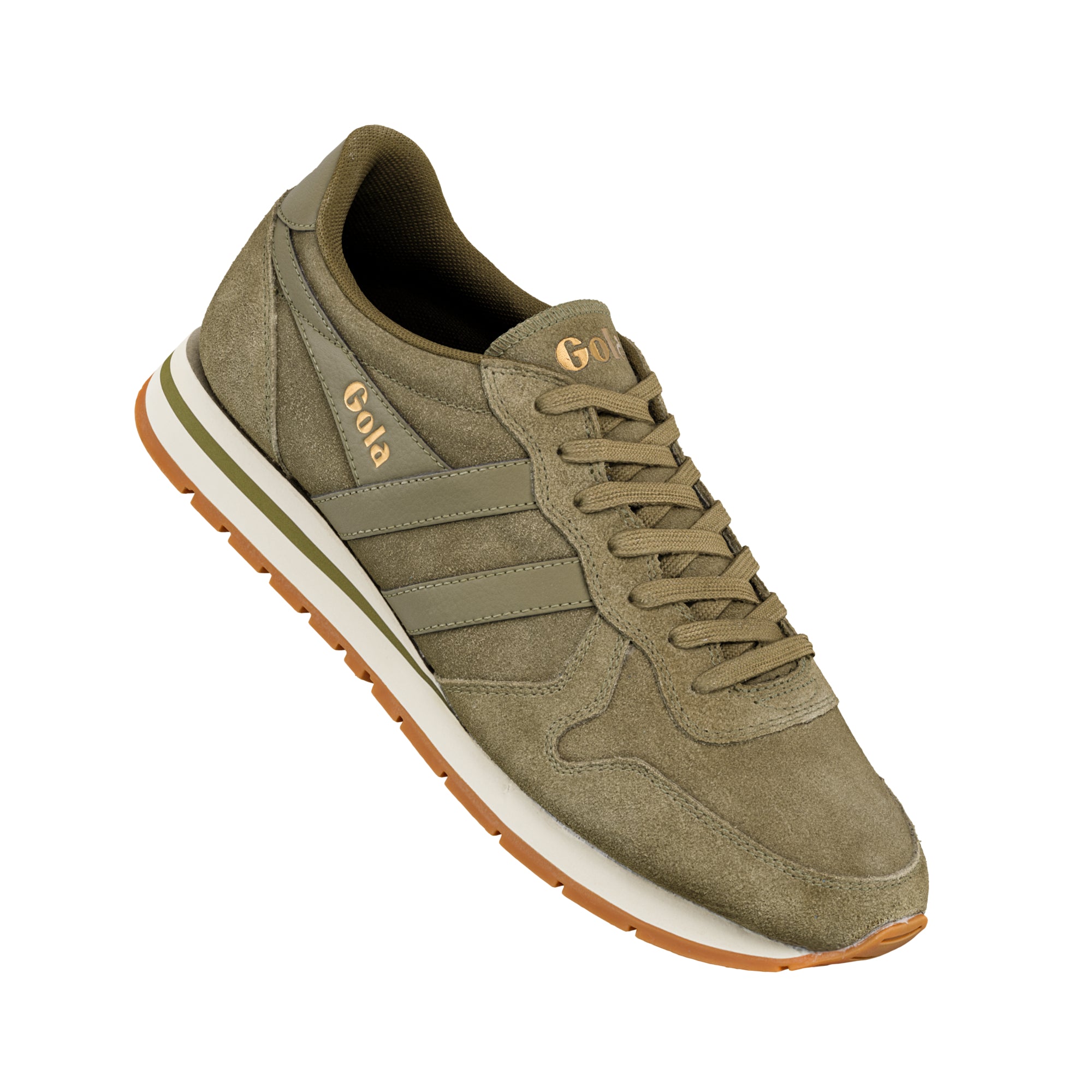 gola-daytona-suede-herren-sneaker-aus-wildleder-in-khaki image 5