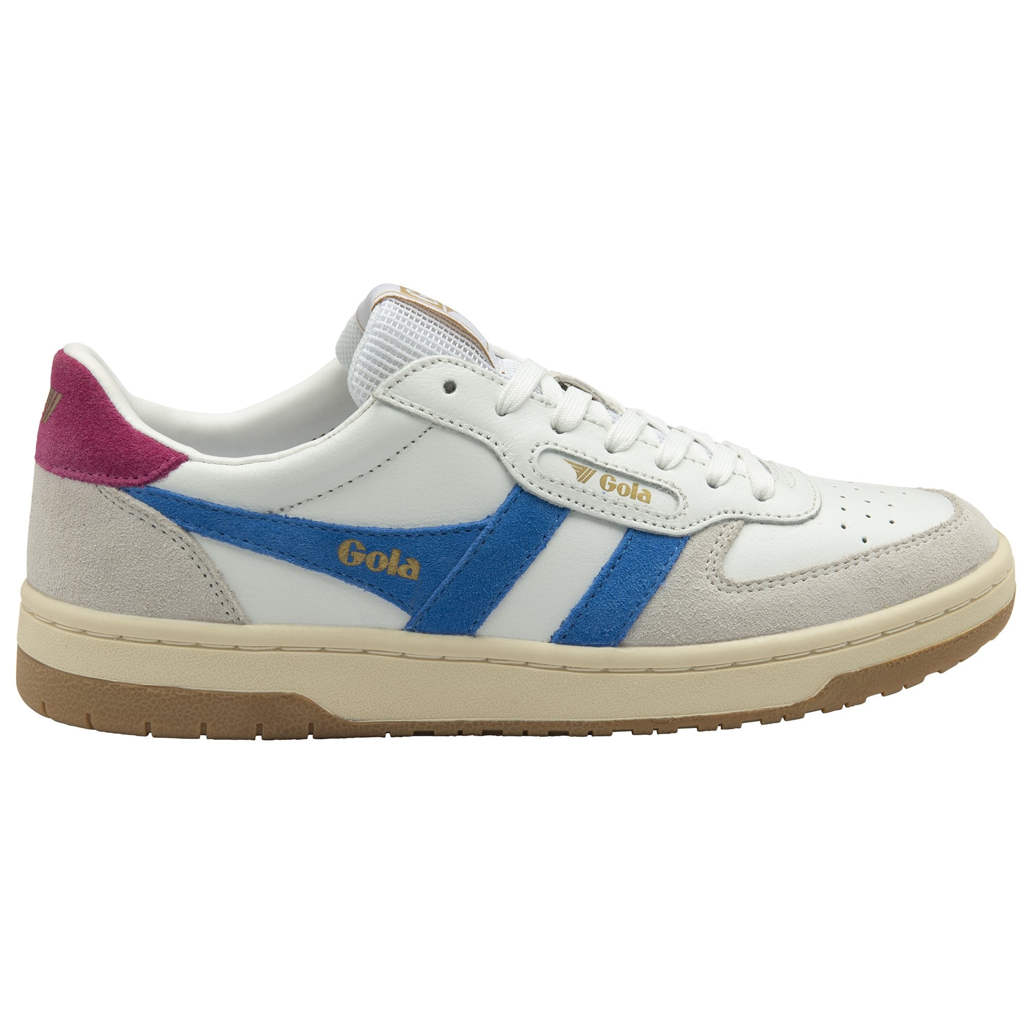 gola-hawk-sneaker-f-r-damen-wei-pazifik-fuchsia image 1