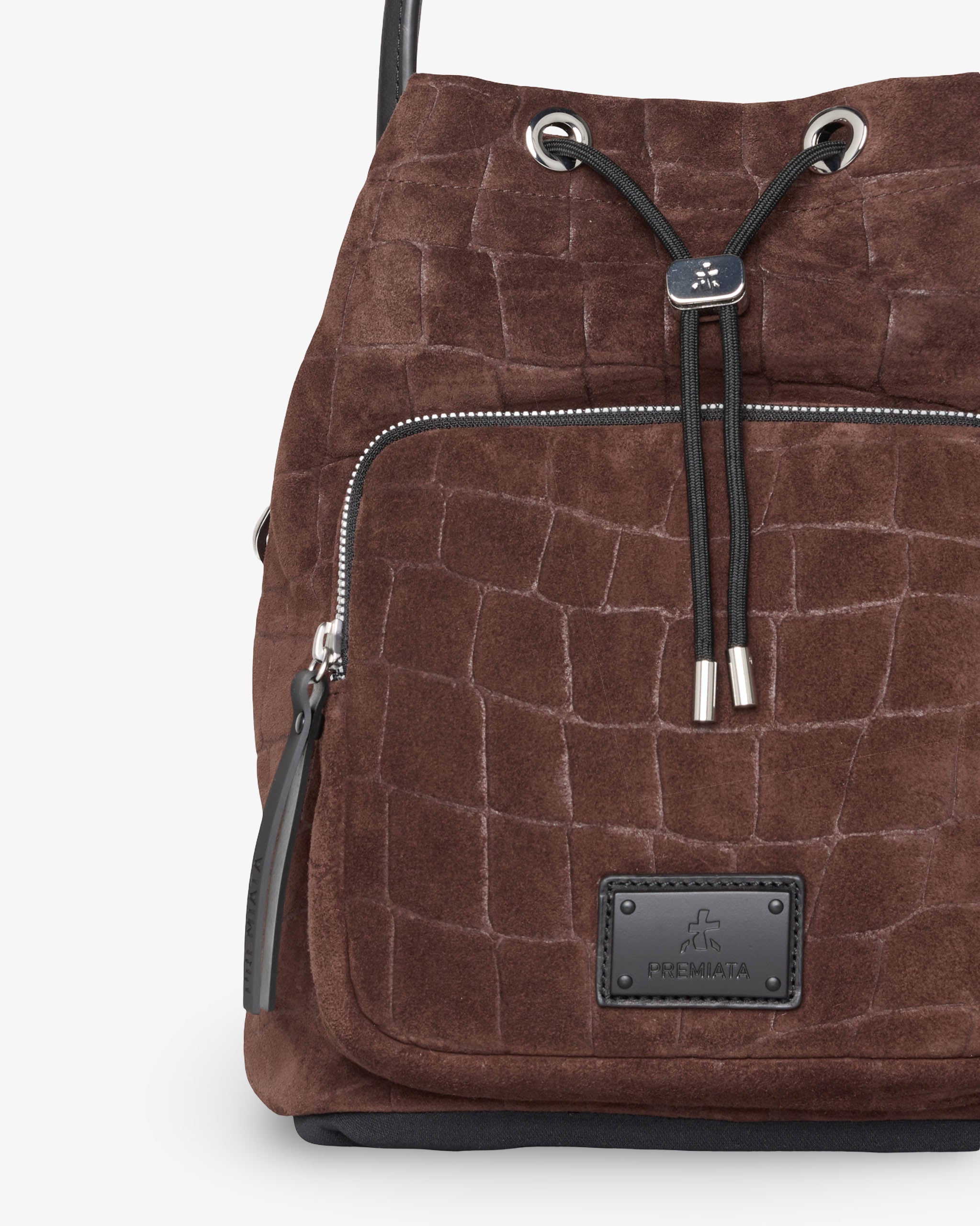 premiata-mia-2182s-rucksack-damen-braun-kroko-texture image 2