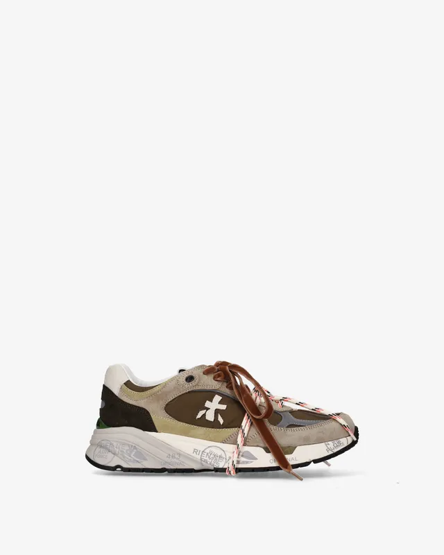 premiata-mased-8521l-sneaker-damen-panna-oliv image 1