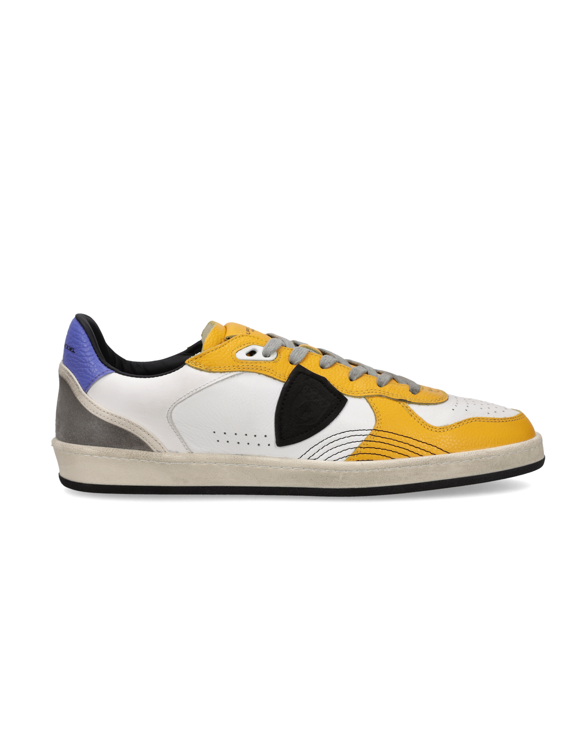 philippe-model-pgal-sneaker-herren-wei-gelb-blau image 1