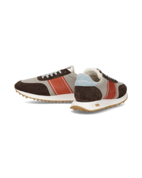 philippe-model-tour-herren-running-sneaker-beige-braun-rot image 4