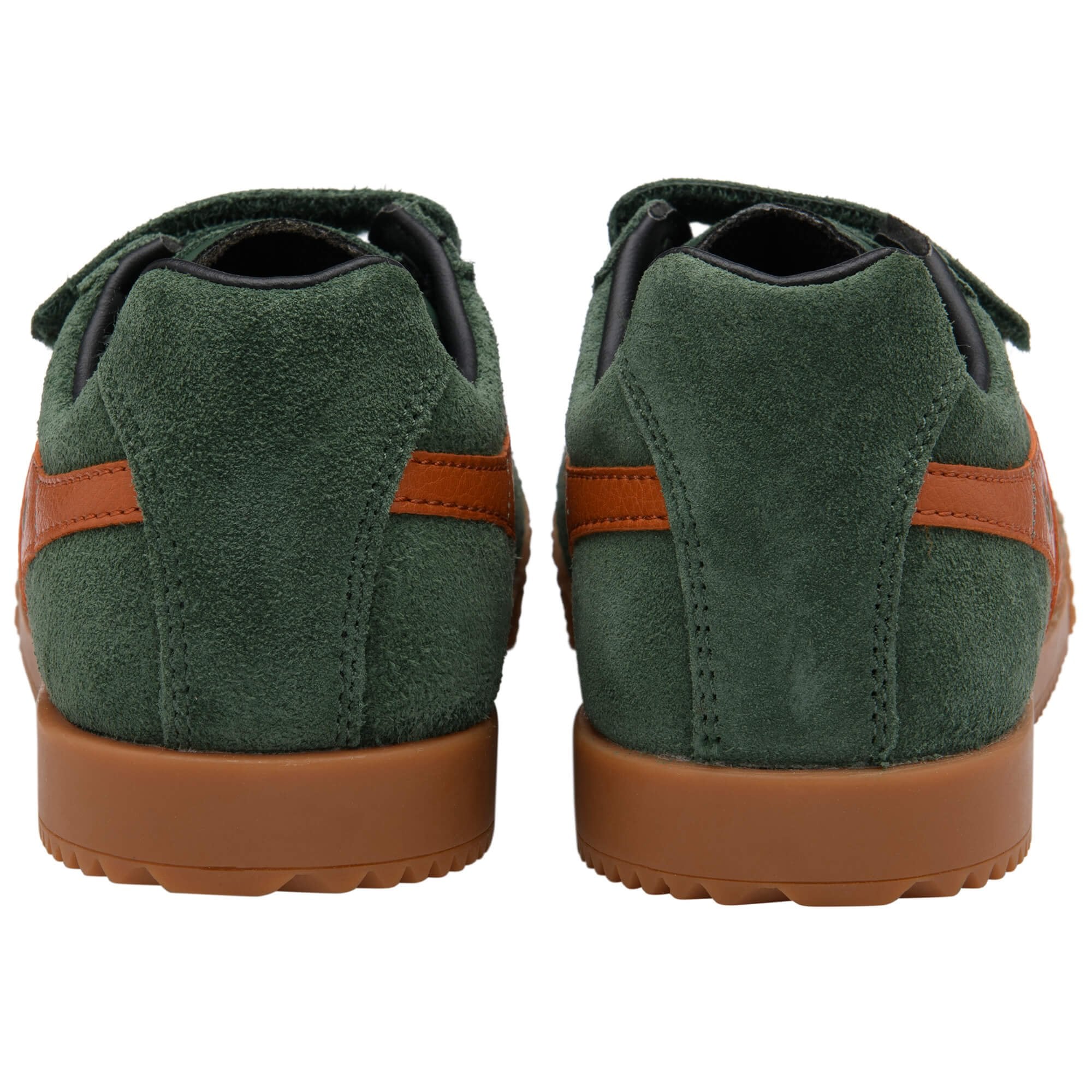 gola-harrier-strap-kinder-sneaker-wildleder-orange-schwarz image 4
