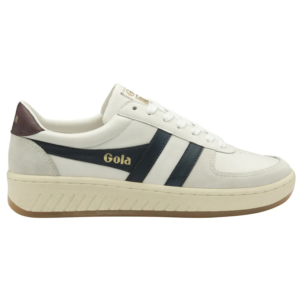 gola-grandslam-classic-herren-sneaker-wei-marine-burgunderrot-leder image 1
