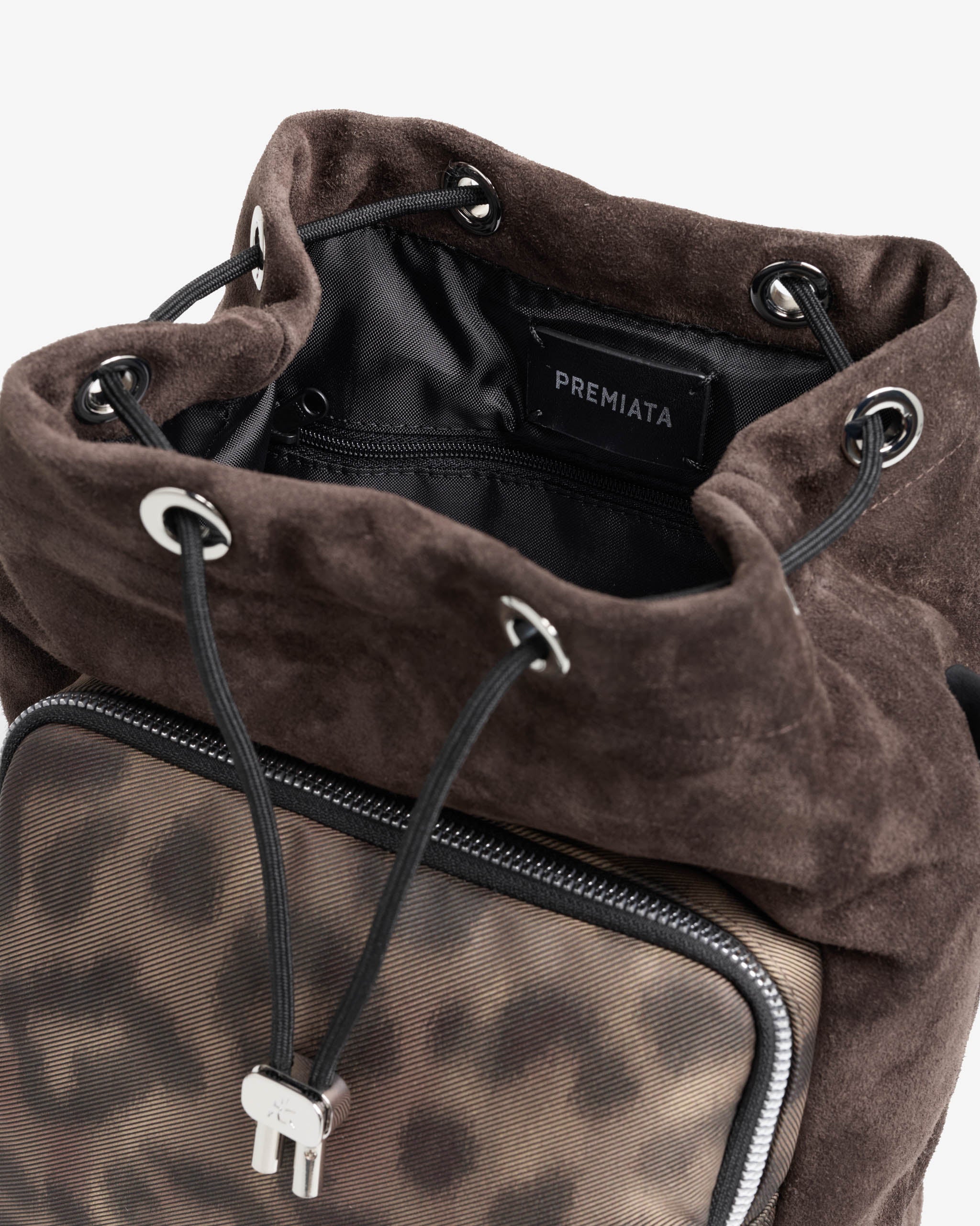 premiata-mia-2183s-beuteltasche-damen-braun-animalier image 4