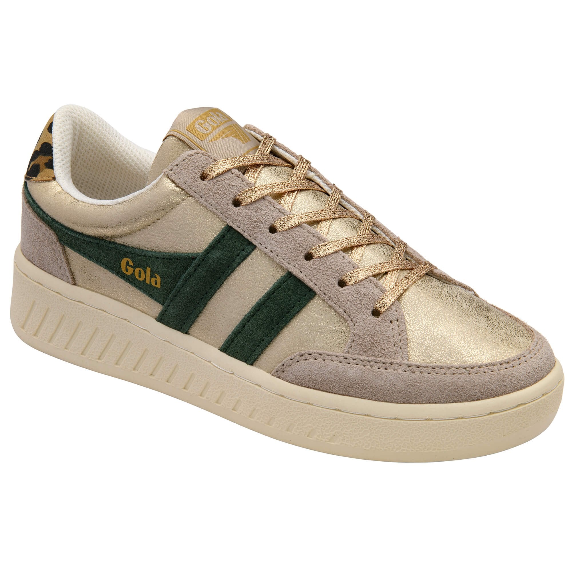 gola-superslam-blaze-ii-damen-sneaker-gold-evergreen-leo image 2