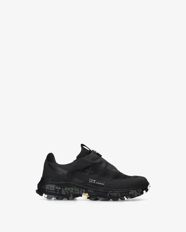 premiata-sciliar-498-black-tech-sneaker-mit-zip-und-vibram image 1