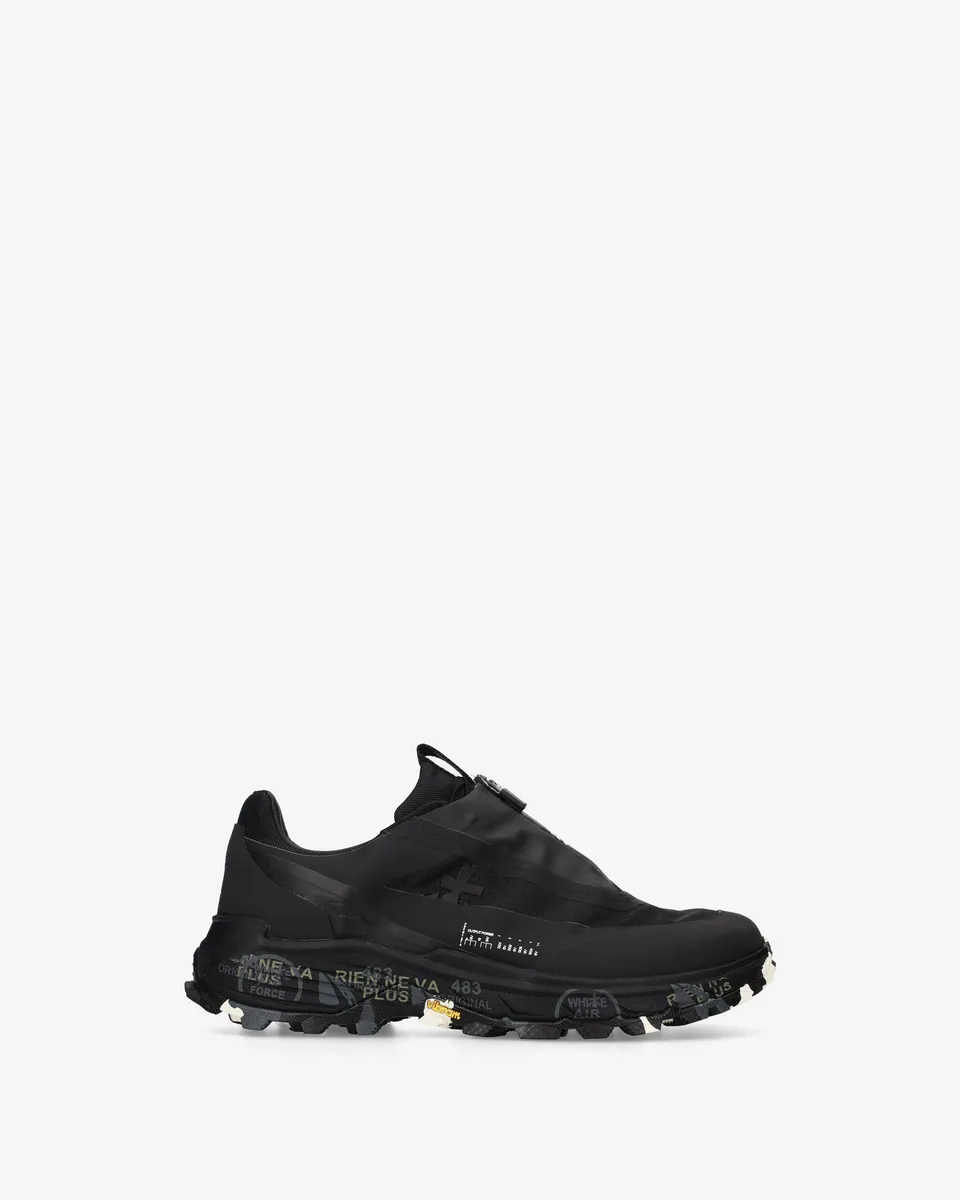 premiata-sciliar-498-black-tech-sneaker-mit-zip-und-vibram image 1
