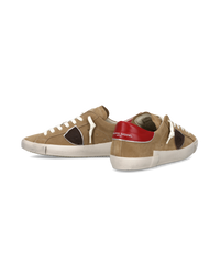 philippe-model-prsx-herren-sneaker-beige-rot image 4