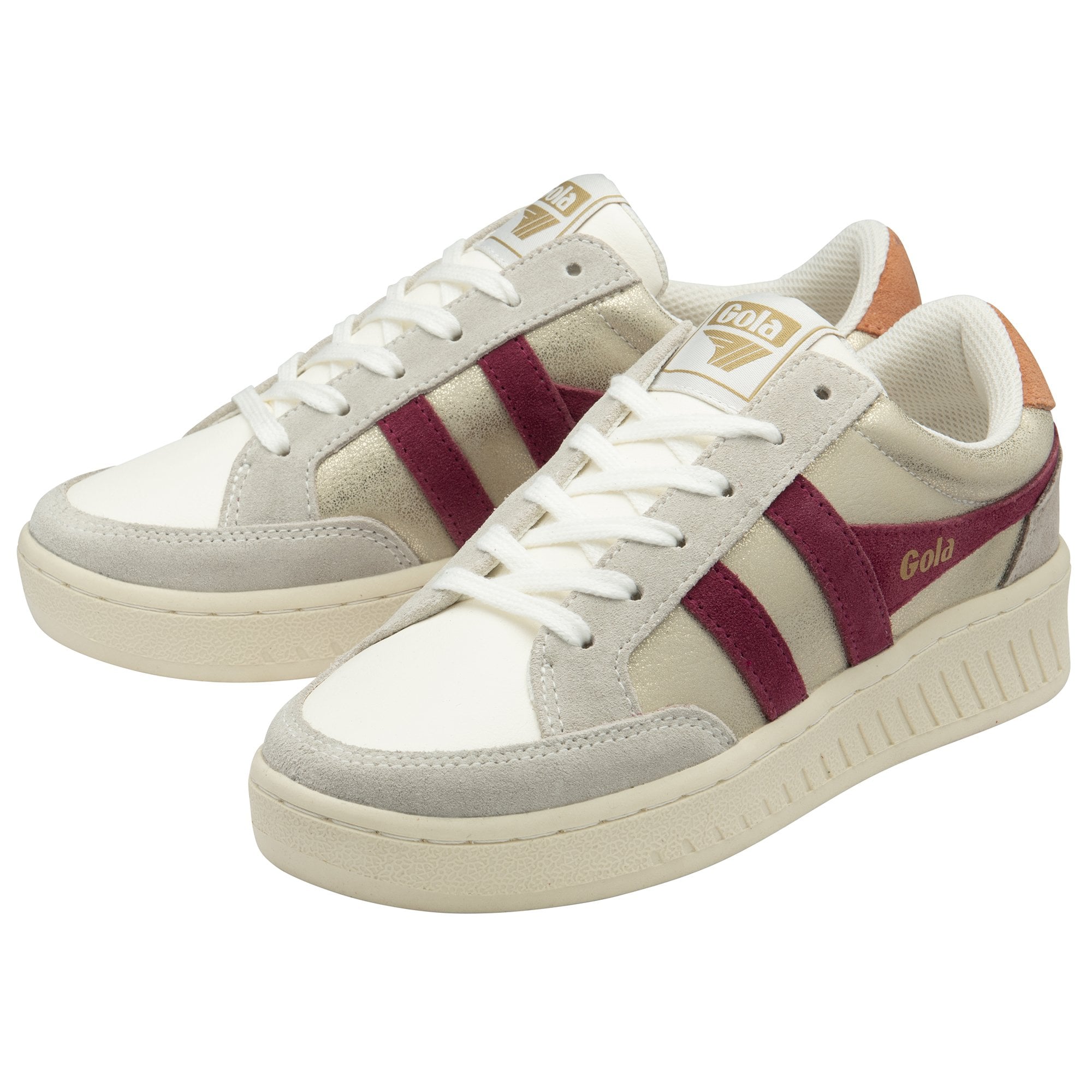 gola-superslam-blaze-sneaker-f-r-damen-cremewei-gold image 3