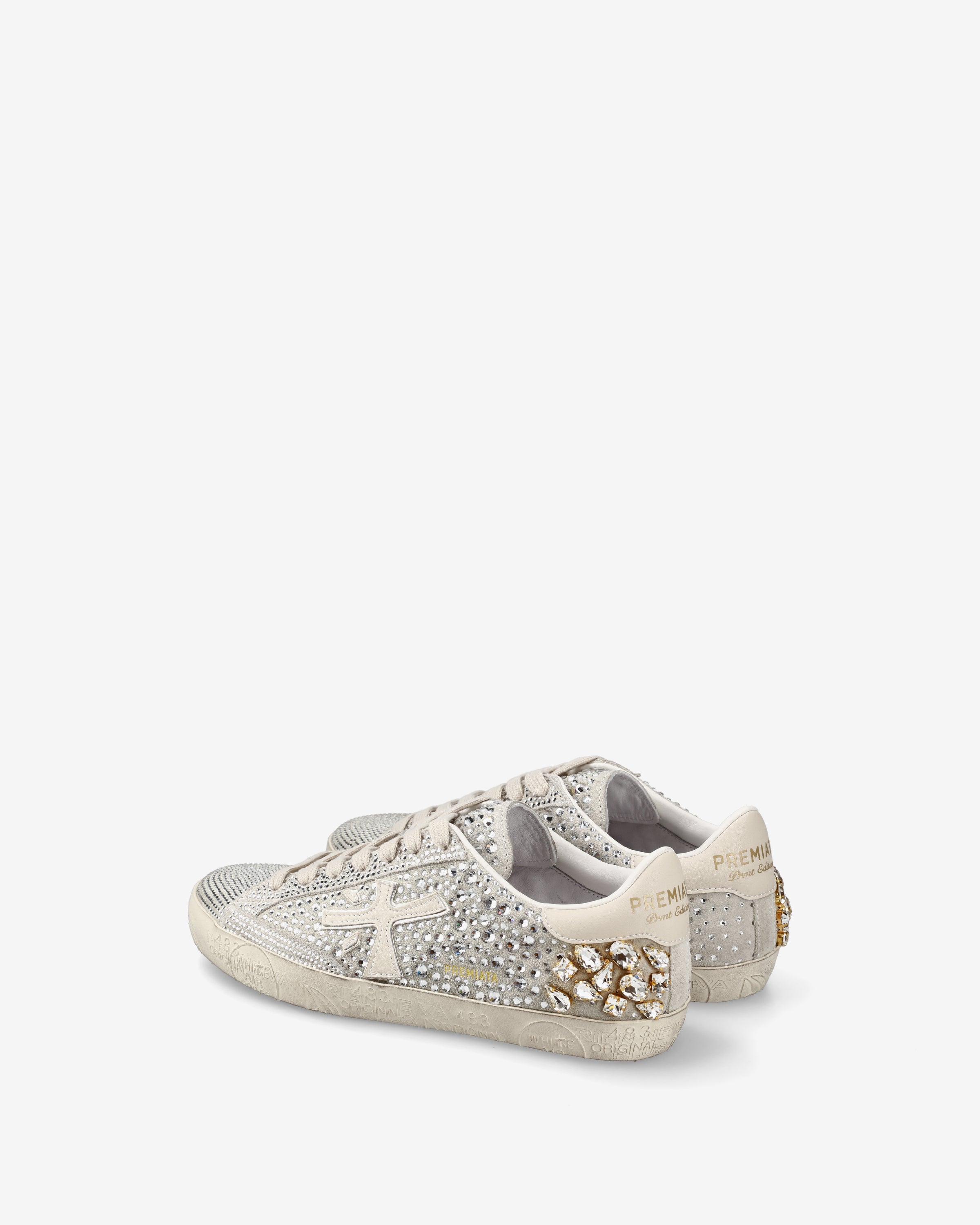premiata-stevend-7848-sneaker-creme-silber-kristalle image 5