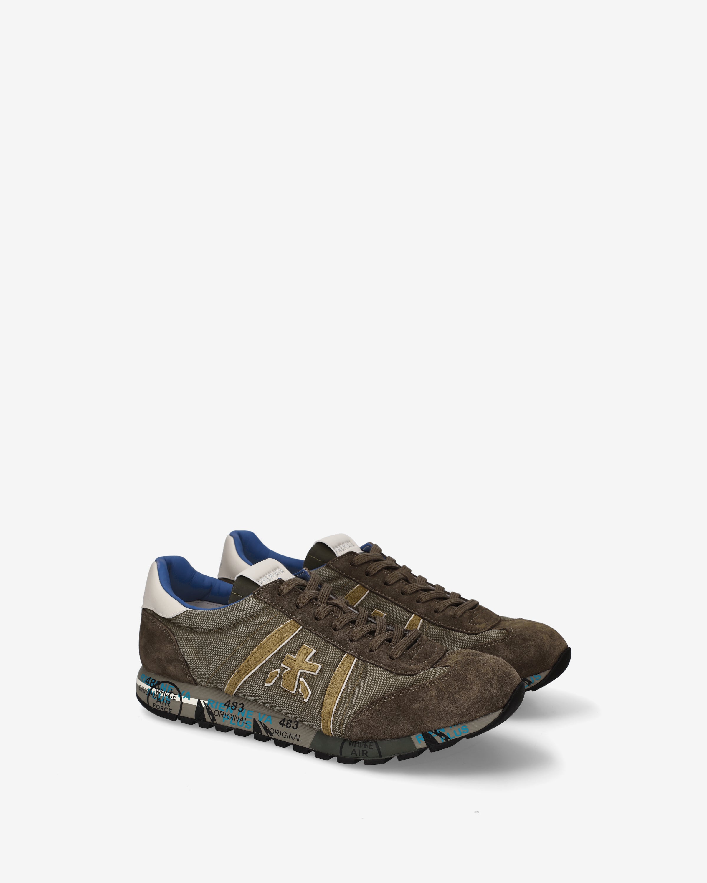 premiata-lucy-8431-herren-retro-running-sneaker-tortora image 2