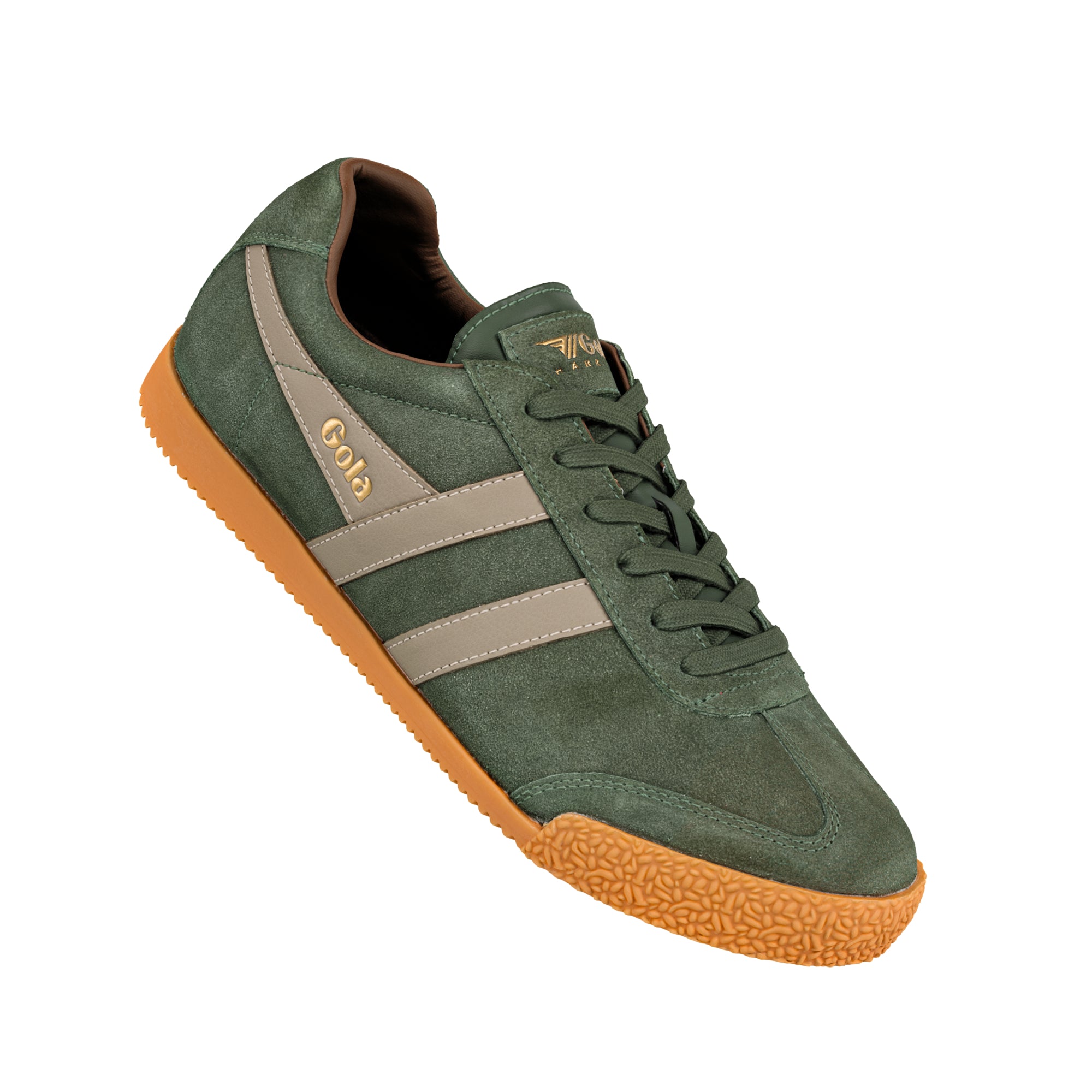 gola-harrier-herren-sneaker-aus-wildleder-dunkelkhaki image 5