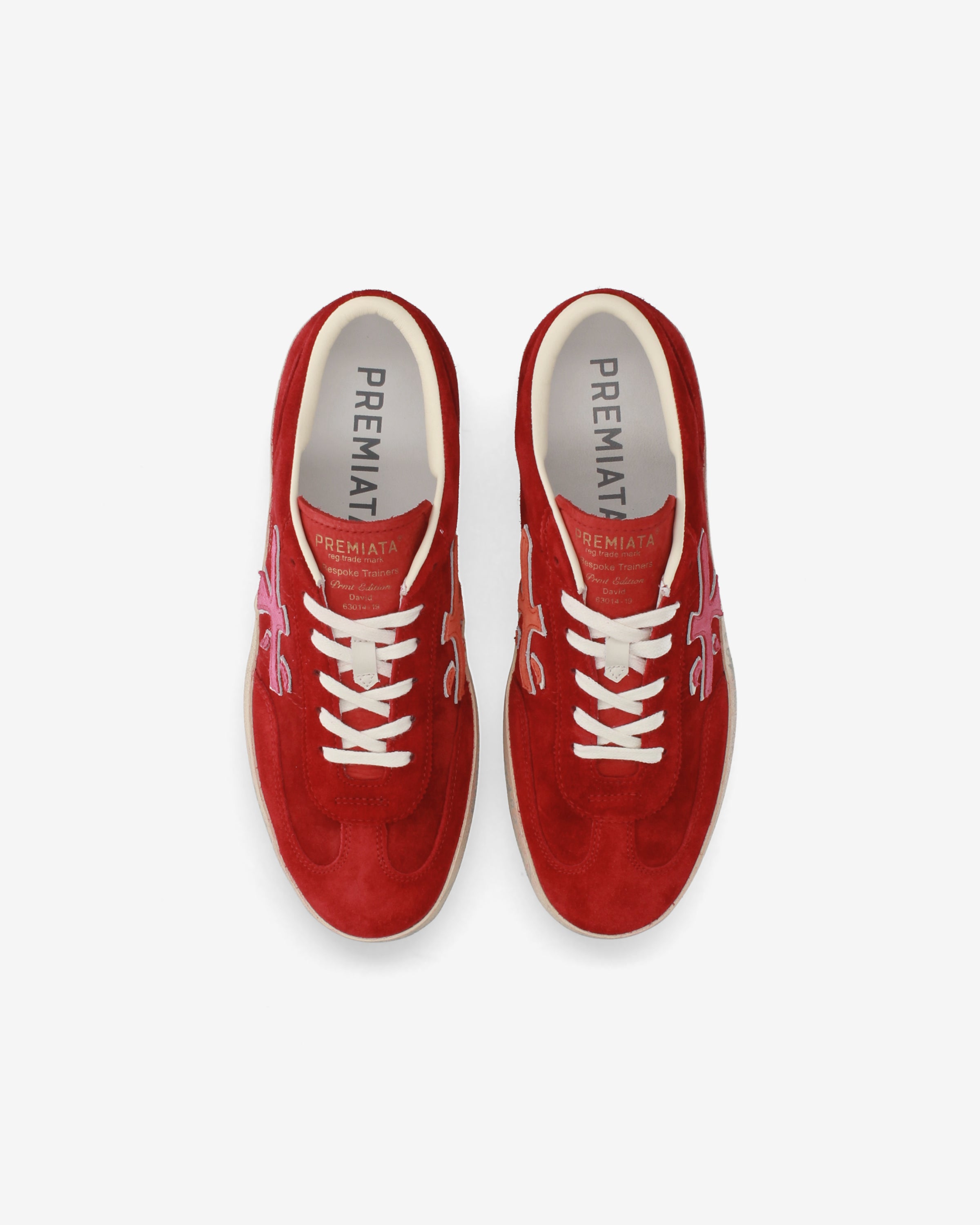 premiata-davidd-8102-sneaker-rot-suede-herren image 6