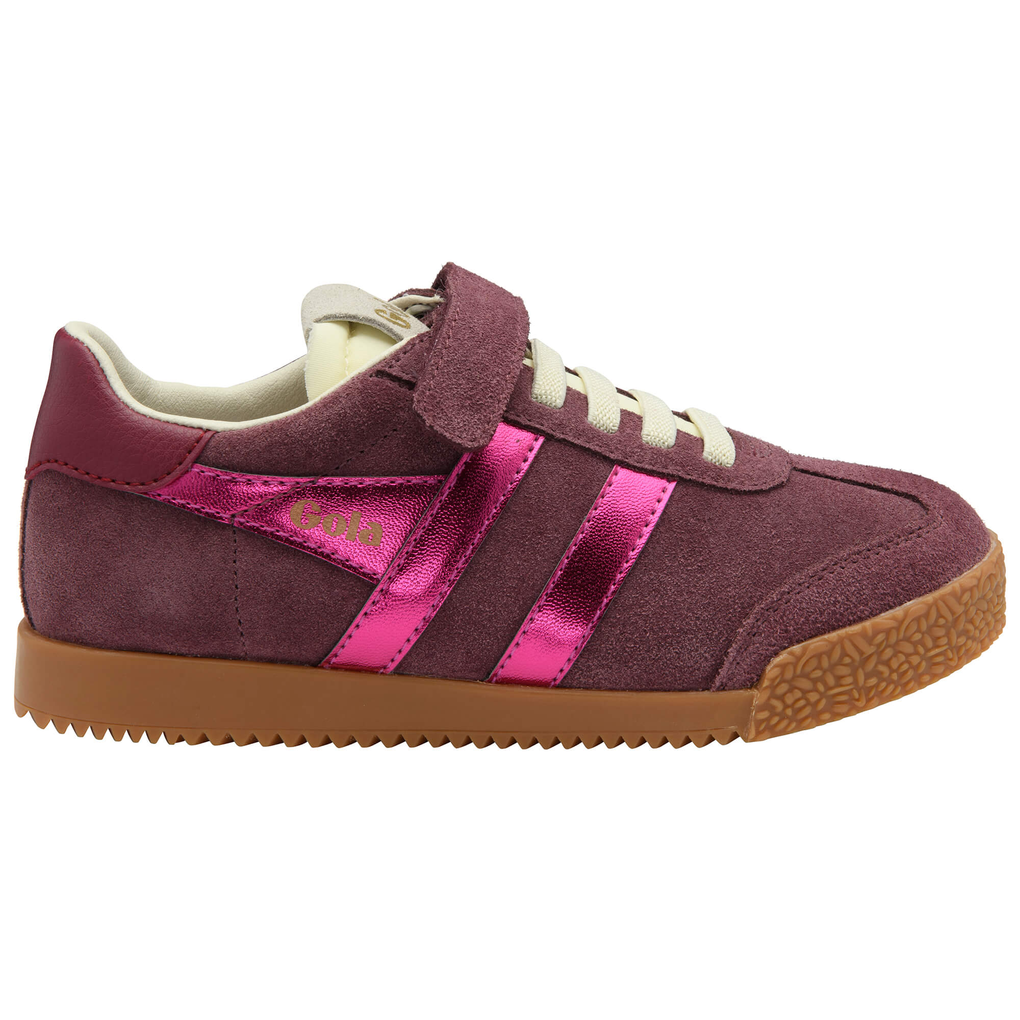 gola-elan-glitz-strap-kinder-sneaker-windsor-wine image 1