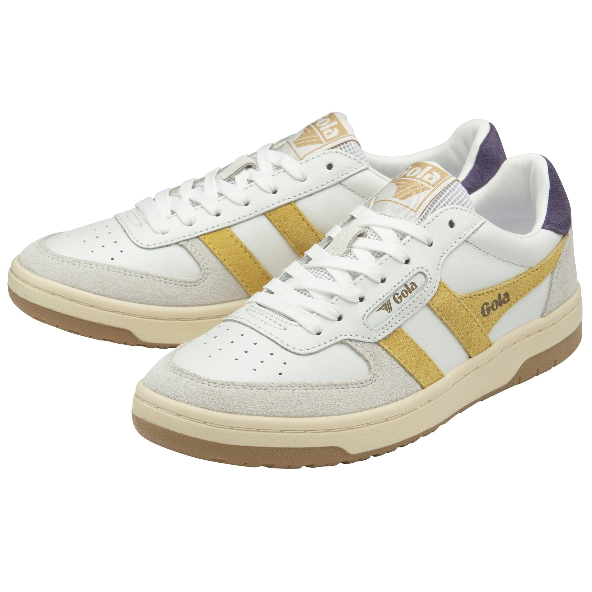 gola-hawk-damen-sneaker-wei-pollen-pflaume-hellgrau image 3