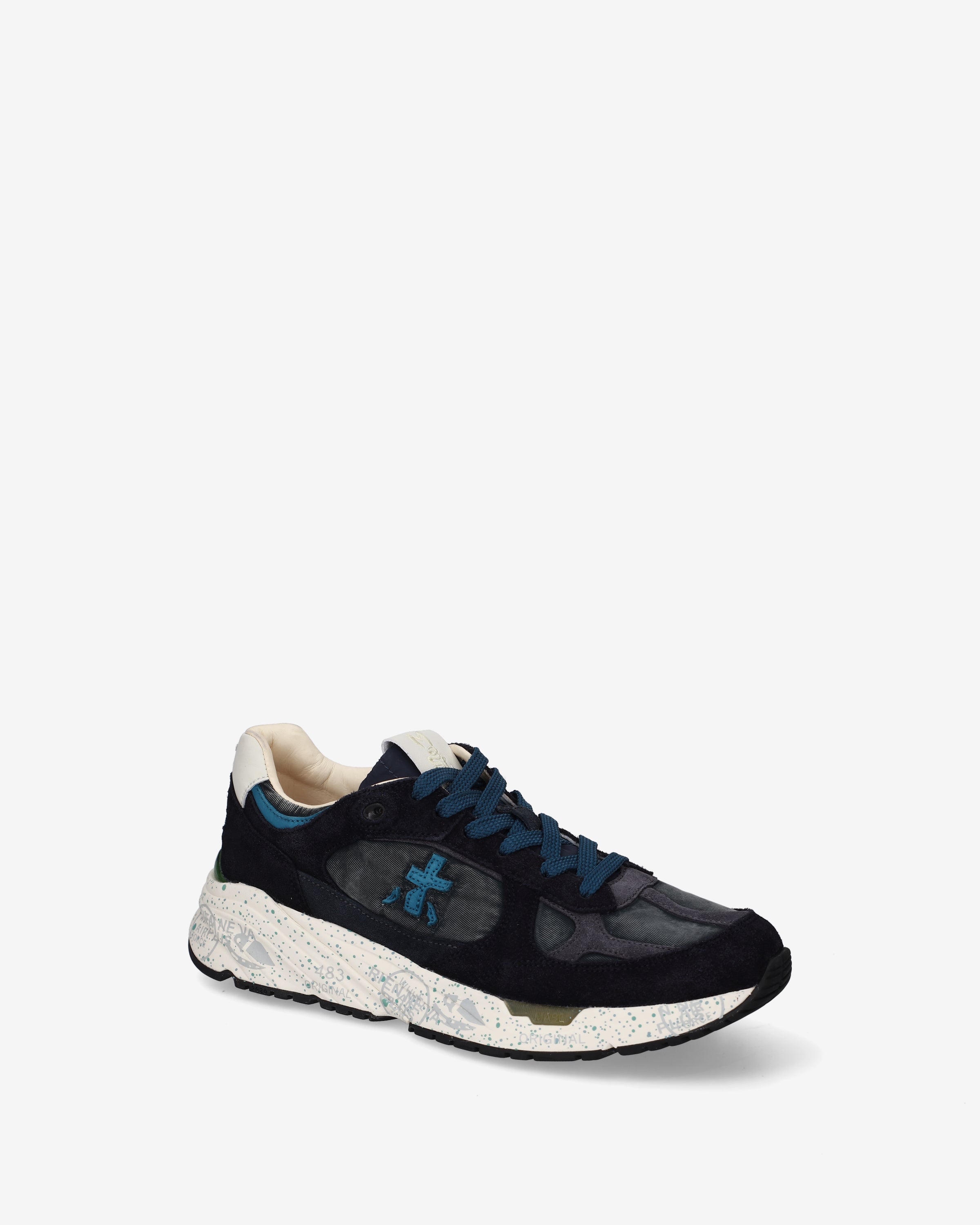 premiata-mased-8519-sneaker-damen-blau-suede image 4