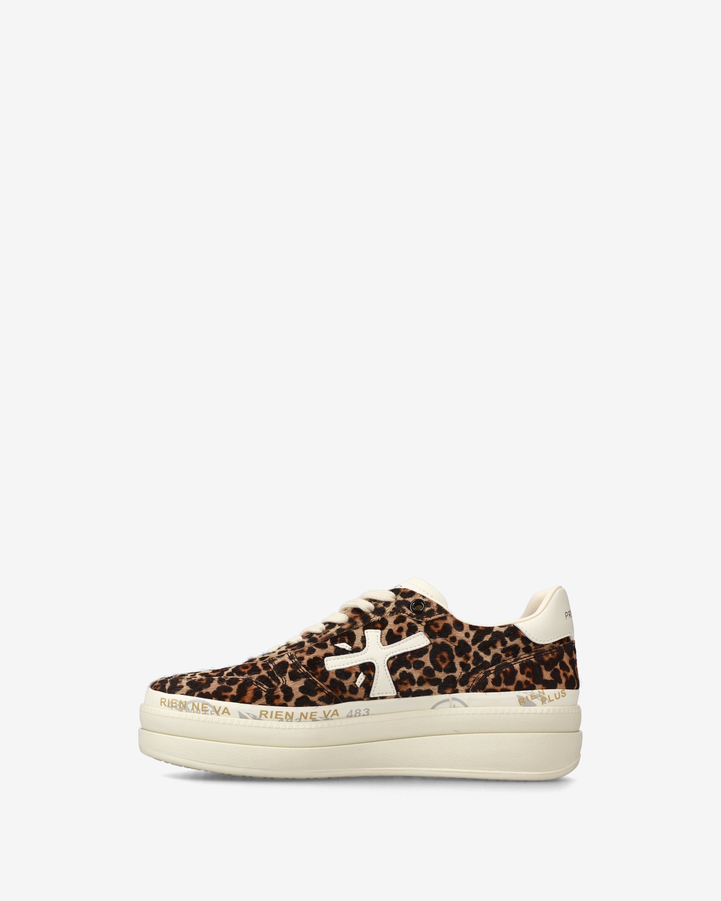 premiata-micol-7034-platform-sneaker-beige-animalier image 3