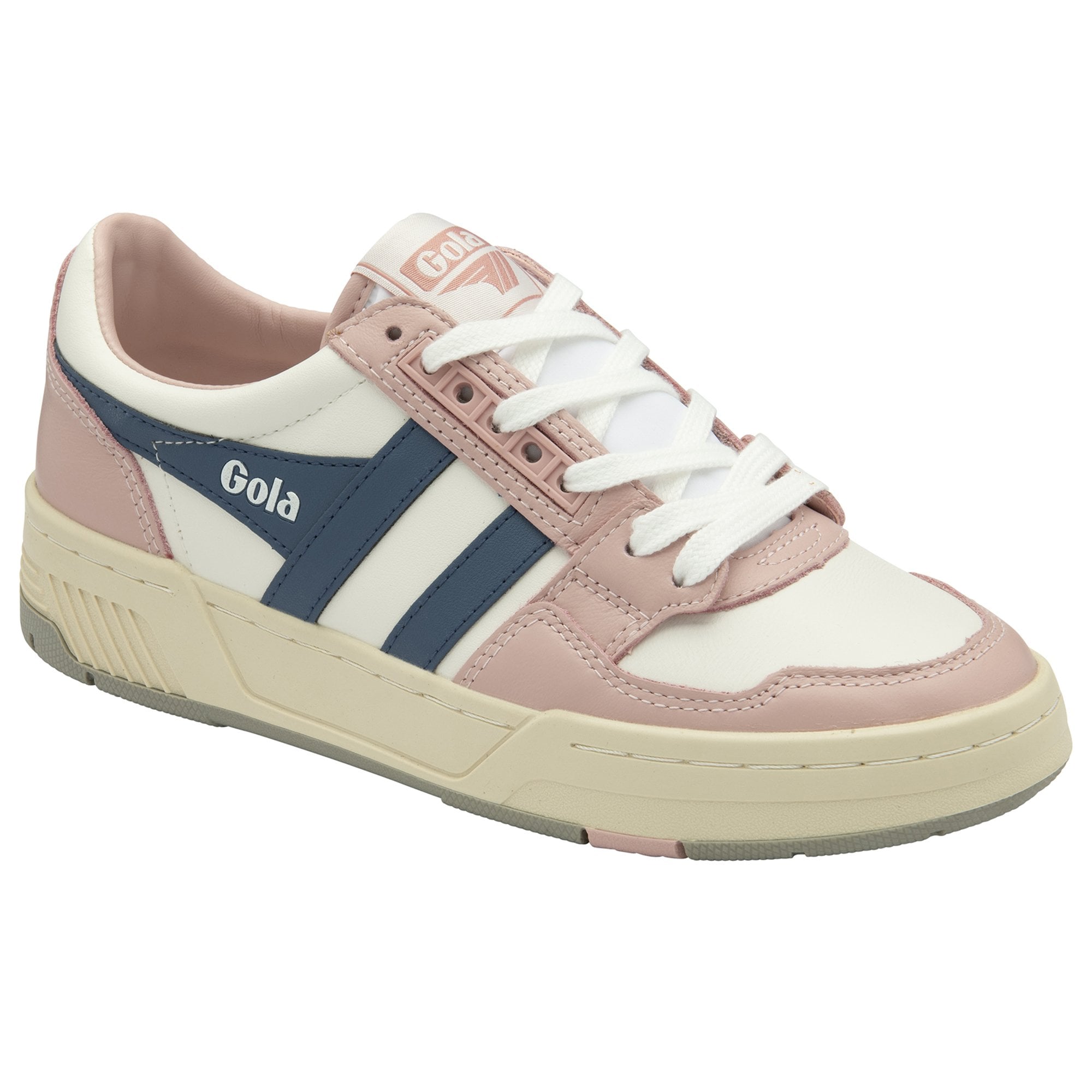 gola-challenge-damen-sneaker-wei-kreiderosa-mondscheinblau image 2