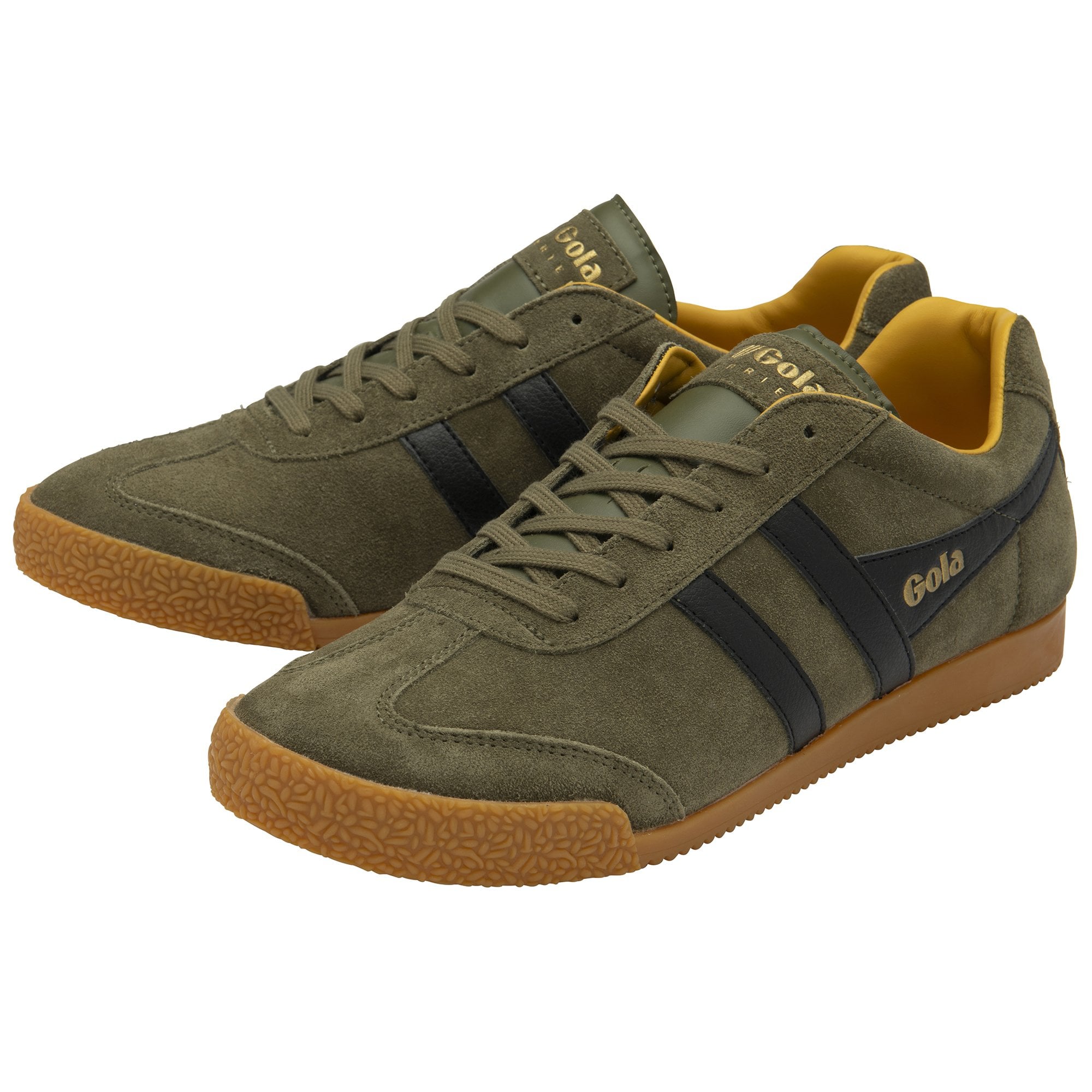 gola-harrier-herren-sneaker-khaki-wildleder image 3