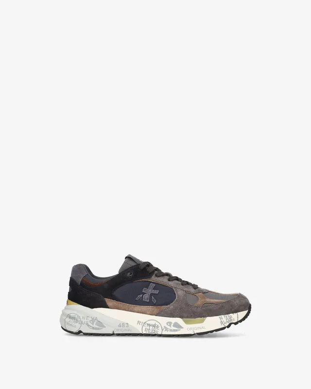 premiata-mase-8426-sneaker-herren-grau-blau image 1