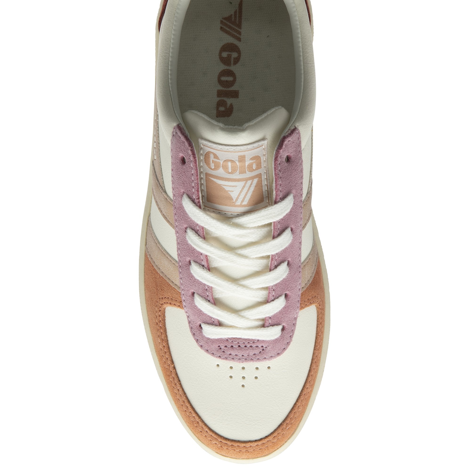 gola-grandslam-quadrant-damen-sneaker-off-white-terrakotta image 5