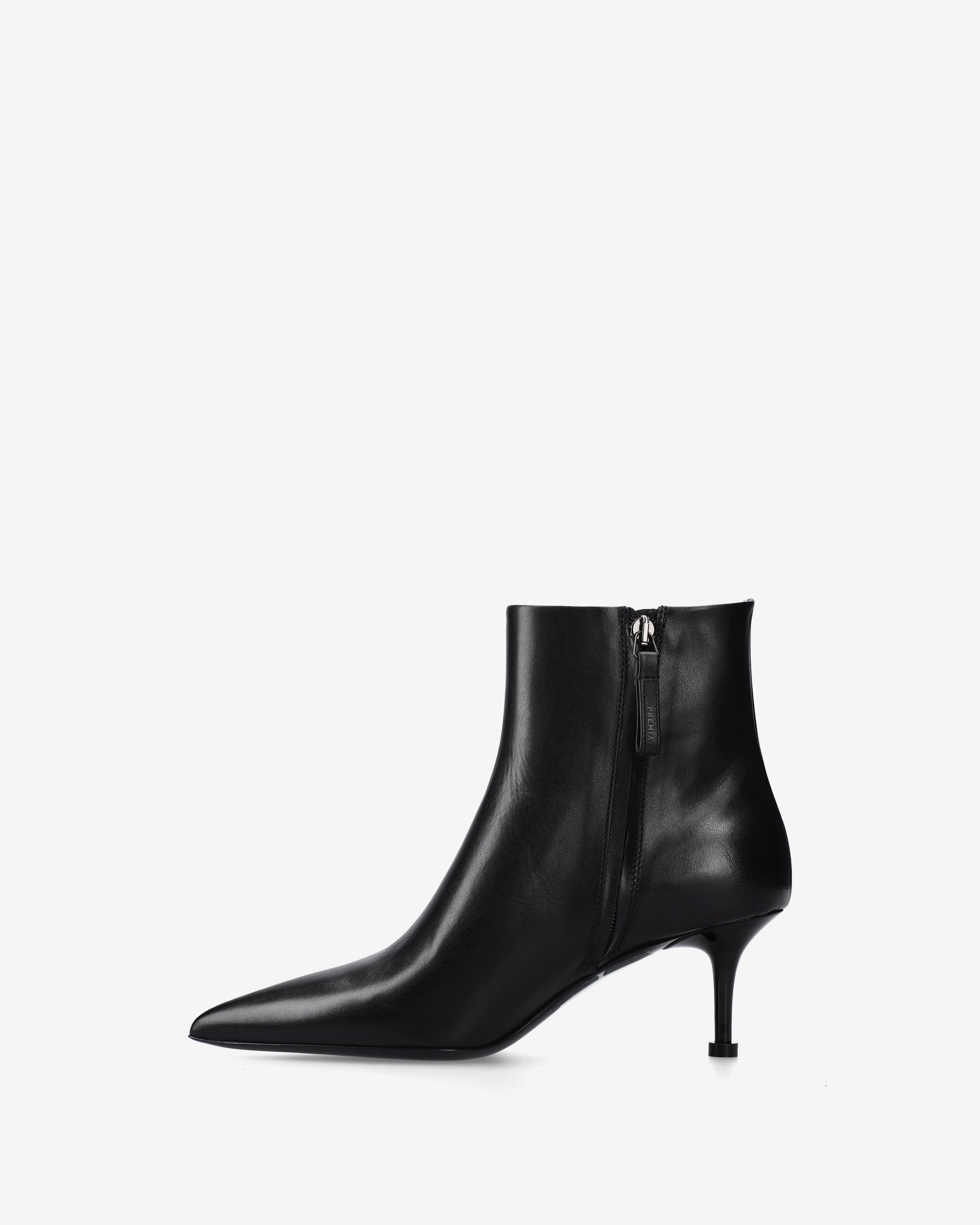 premiata-stivaletti-in-pelle-nera-damen-stiefeletten-aus-kalbsleder-schwarz image 3