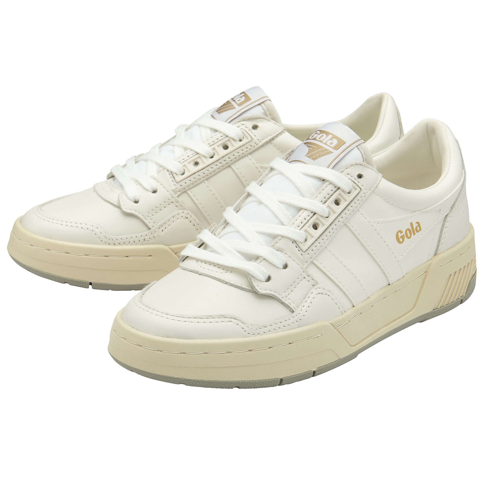 gola-challenge-damen-sneaker-wei-creme-vintage-tennis image 3