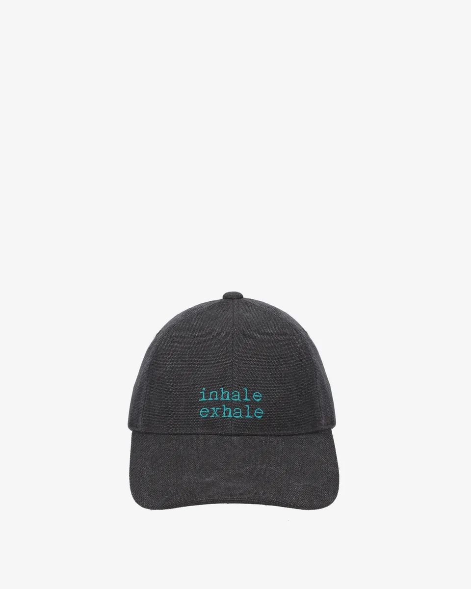 premiata-baseball-cap-inhale-exhale-anthracite image 1