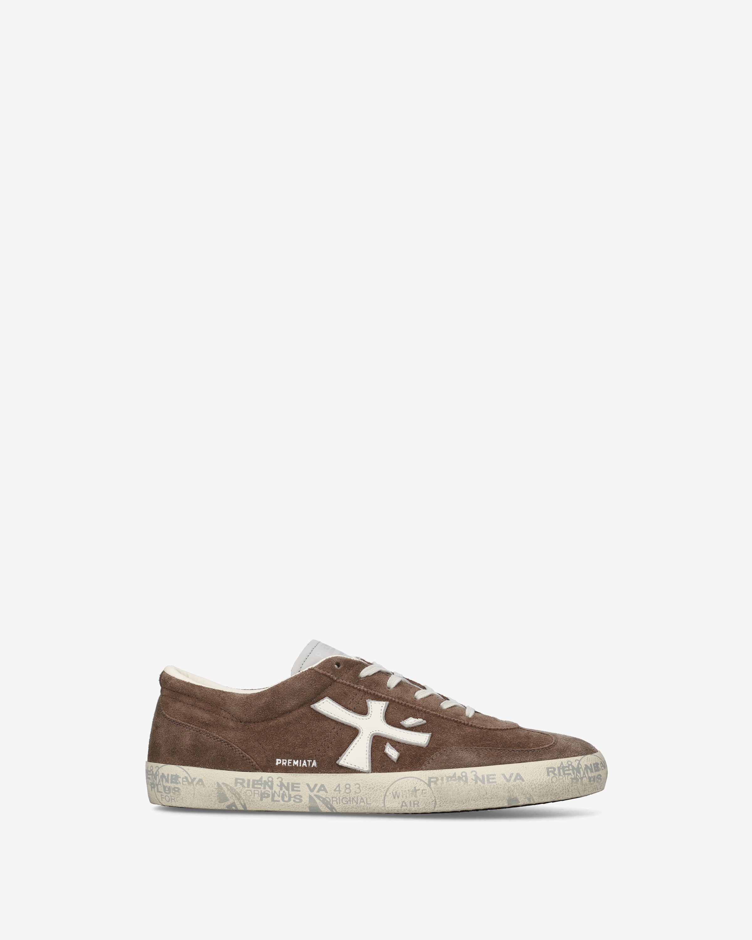 premiata-david-8094-sneaker-herren-braun-suede image 1