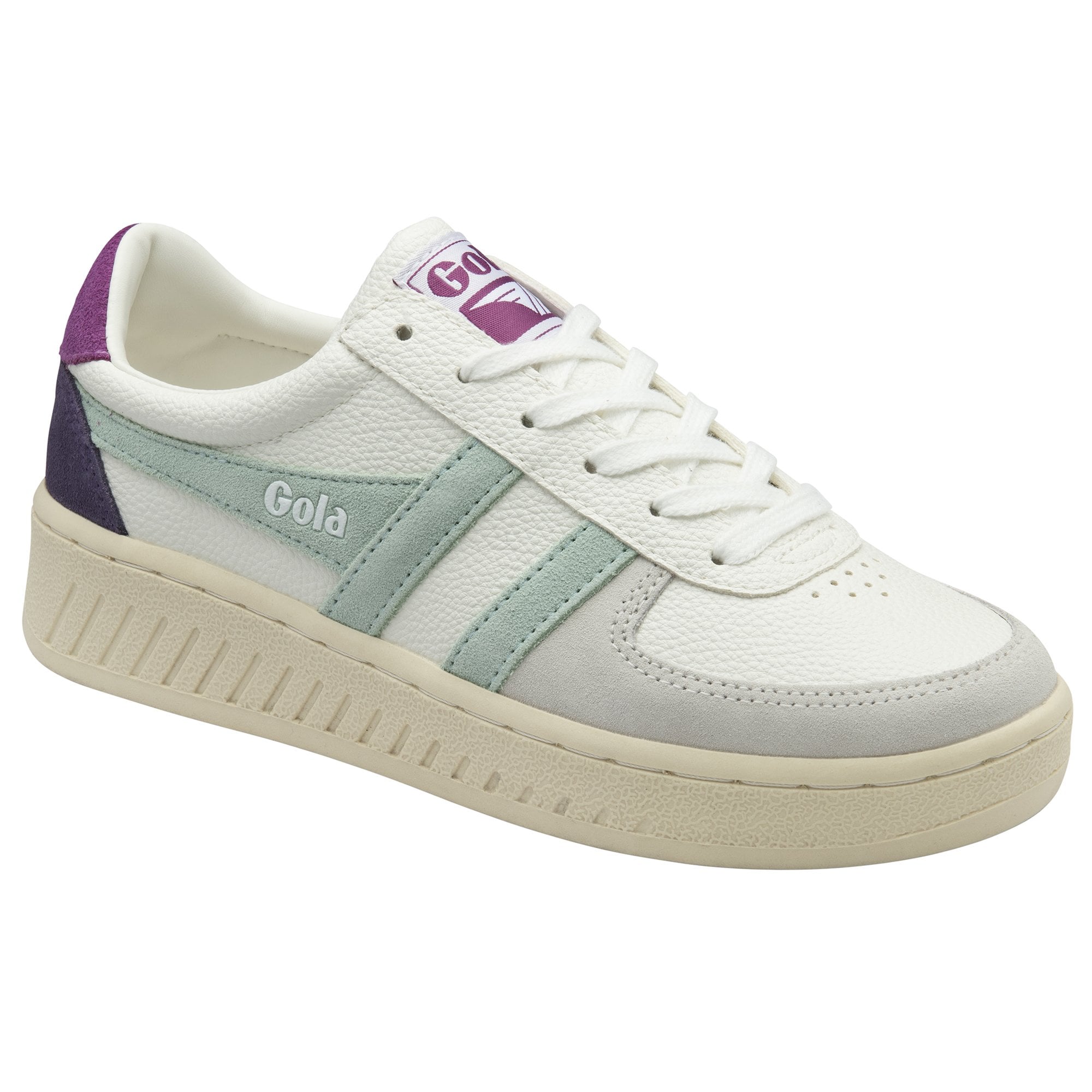 gola-grandslam-trident-sneaker-f-r-damen-wei-surf-foxglove image 2