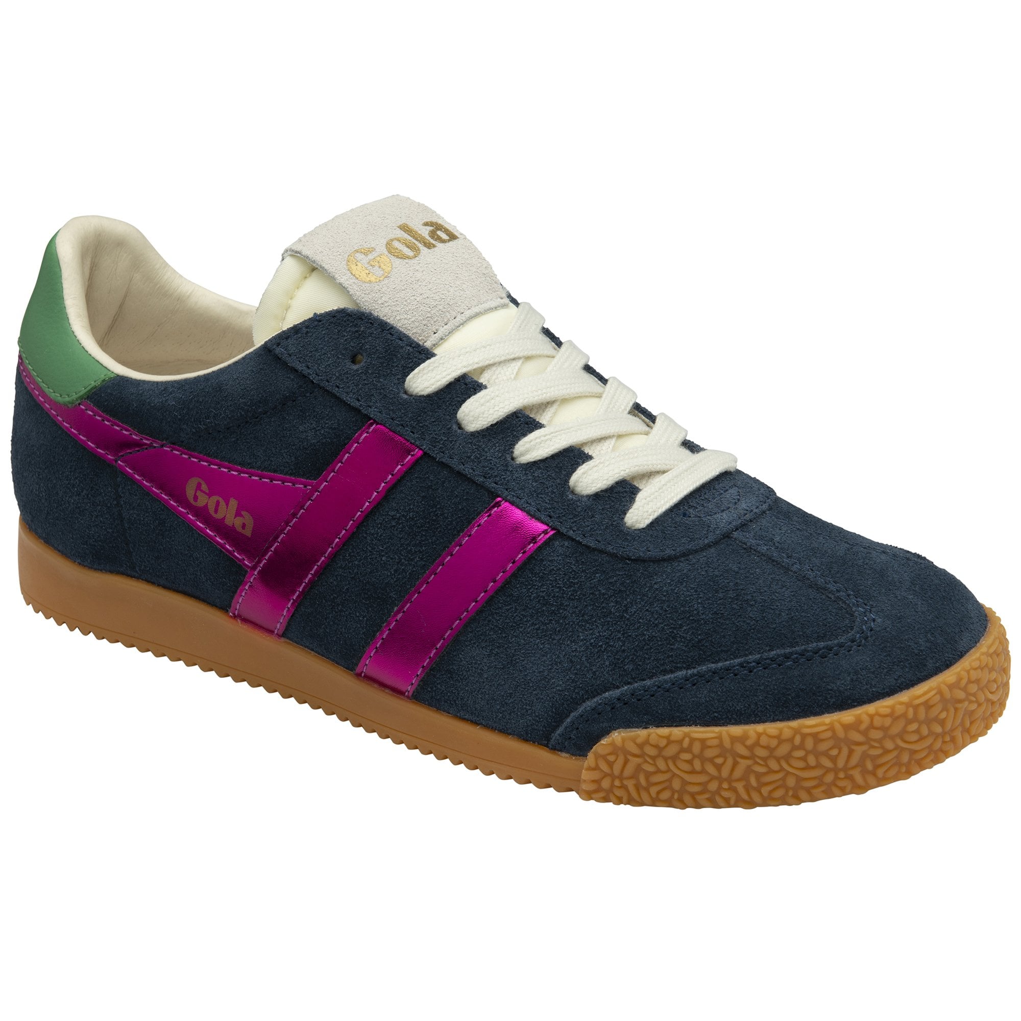 gola-elan-glitz-damen-sneaker-wildleder-sneaker-in-marine-fuchsia image 2