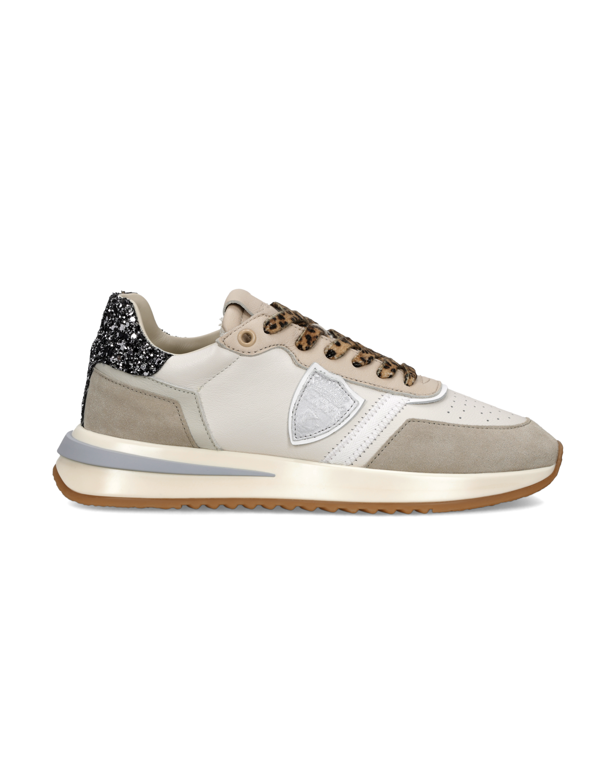 philippe-model-tropez-2-1-sneaker-damen-sand-schwarz-glitzer image 1