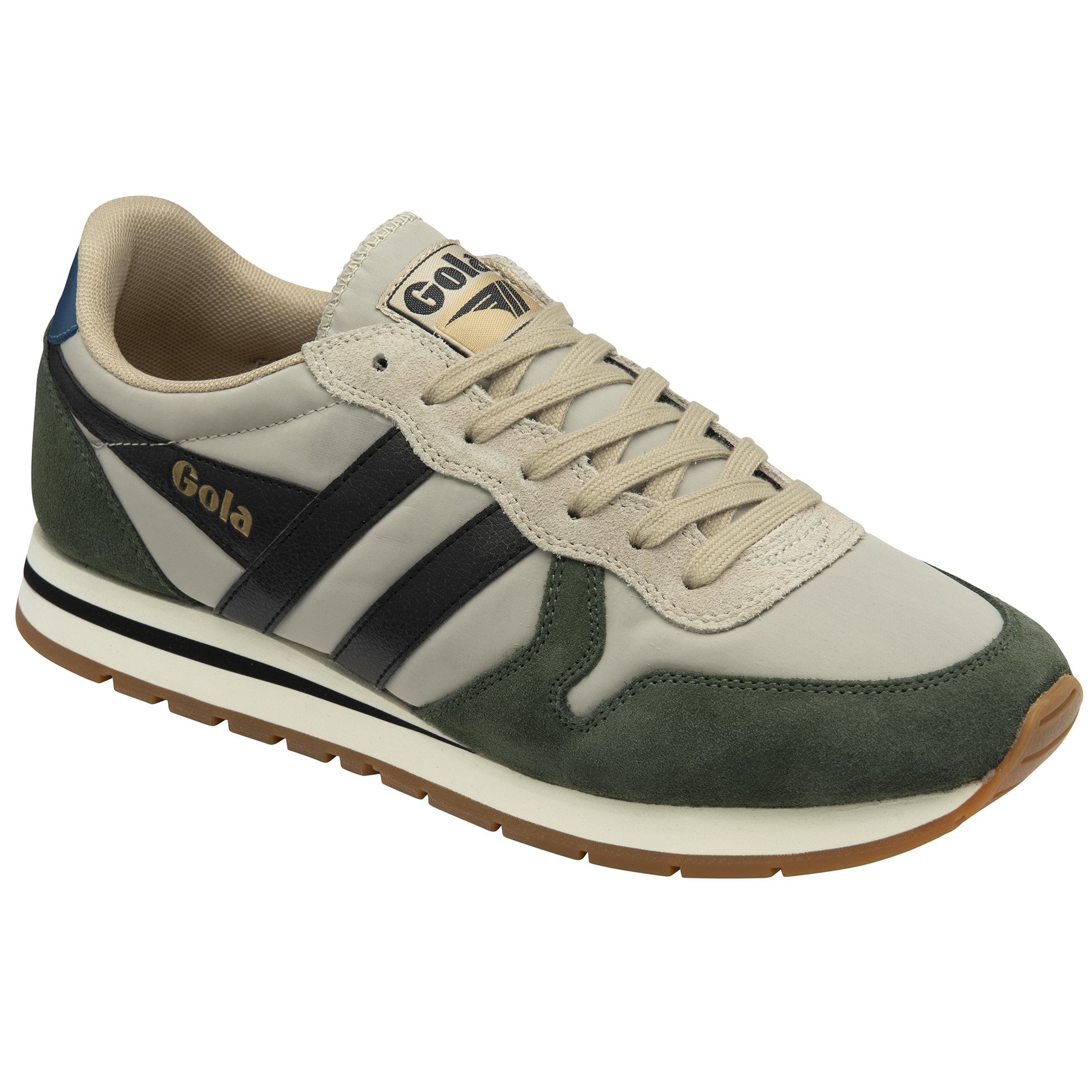 gola-daytona-herren-sneaker-beige-dunkelkhaki-schwarz image 2
