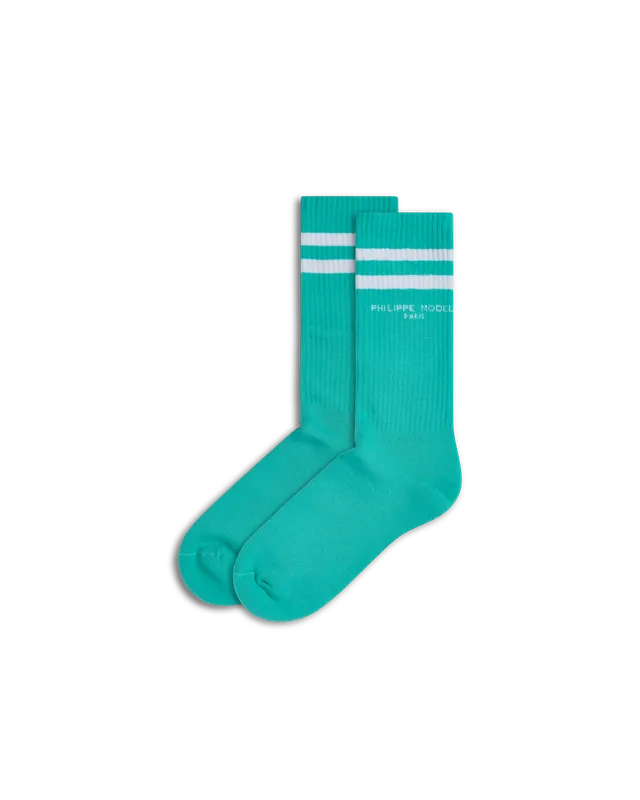 philippe-model-socken-unisex-baumwolle-hellblau-wei image 1