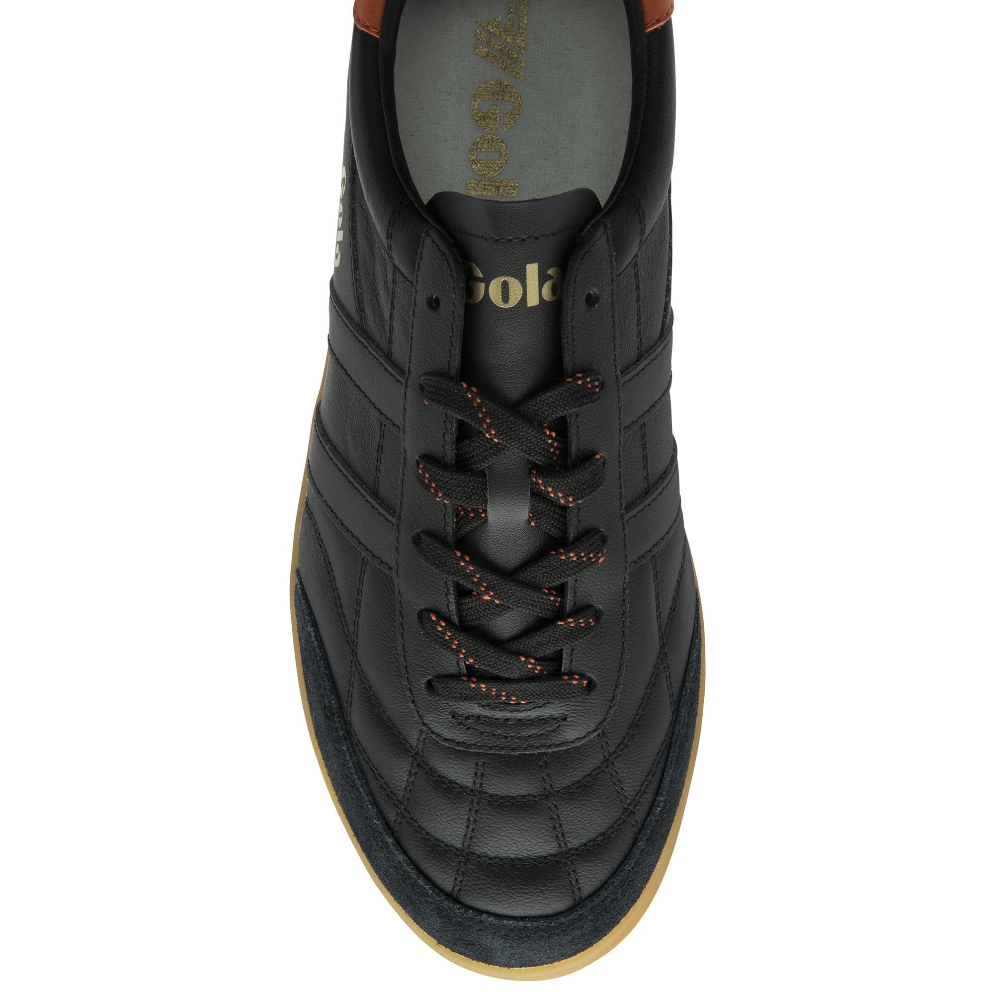 gola-stadia-herren-ledersneaker-schwarz-orange image 5