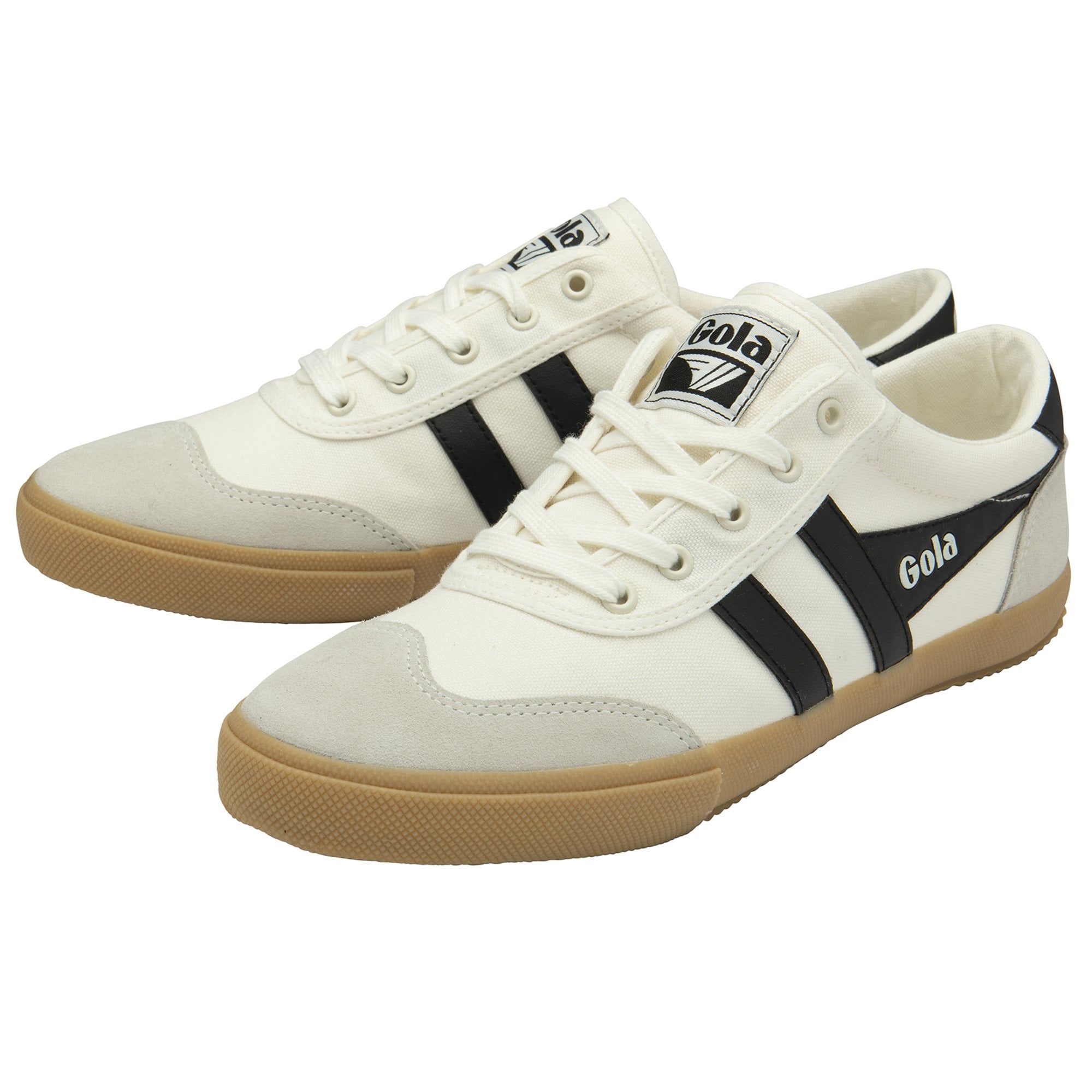 gola-badminton-herren-plimsoll-canvas-cremewei-schwarz image 3