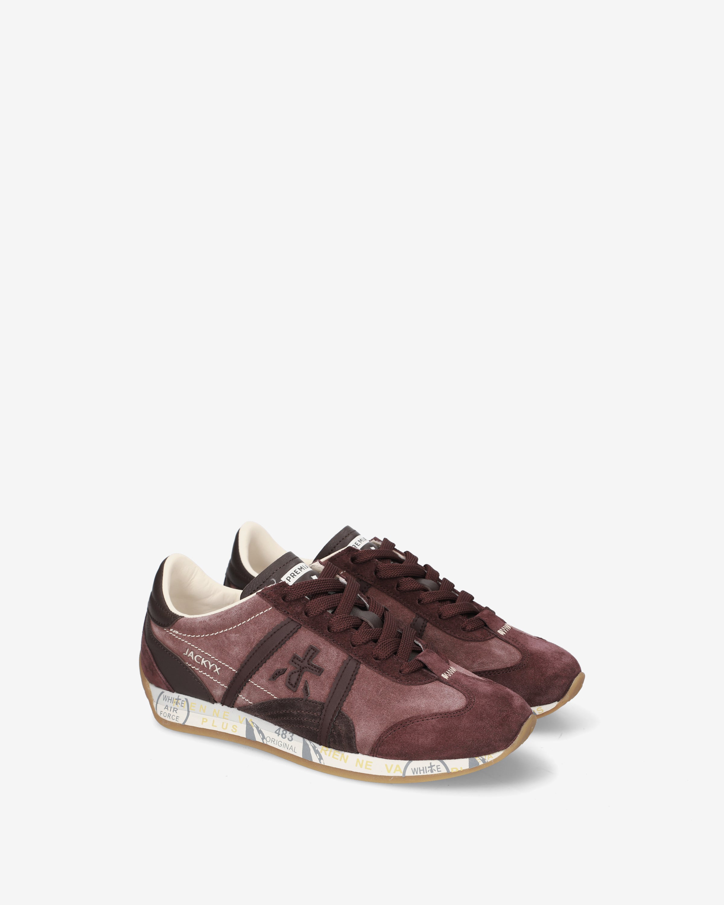 premiata-jackyxd-8624-sneaker-damen-vintage-suede-leder image 2