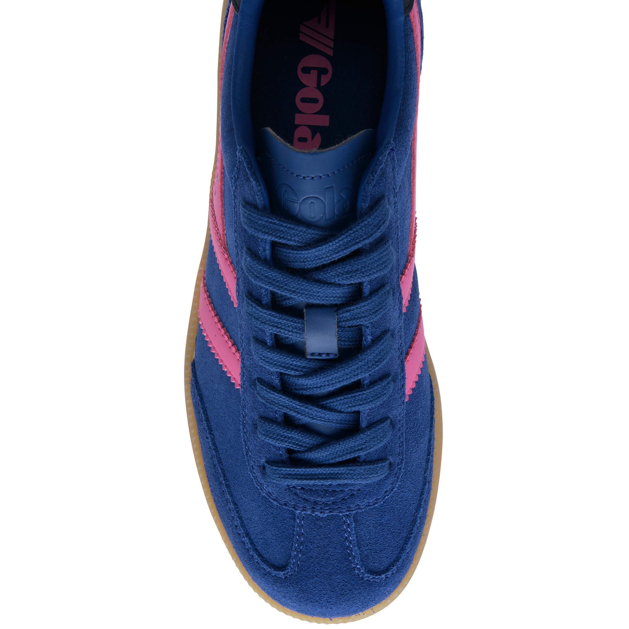 gola-viper-sneaker-f-r-damen-dunkelblau-pink-wildleder image 5