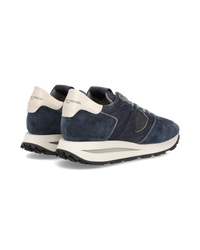 philippe-model-tropez-haute-sneaker-herren-bleu-oc-an-beurre image 2